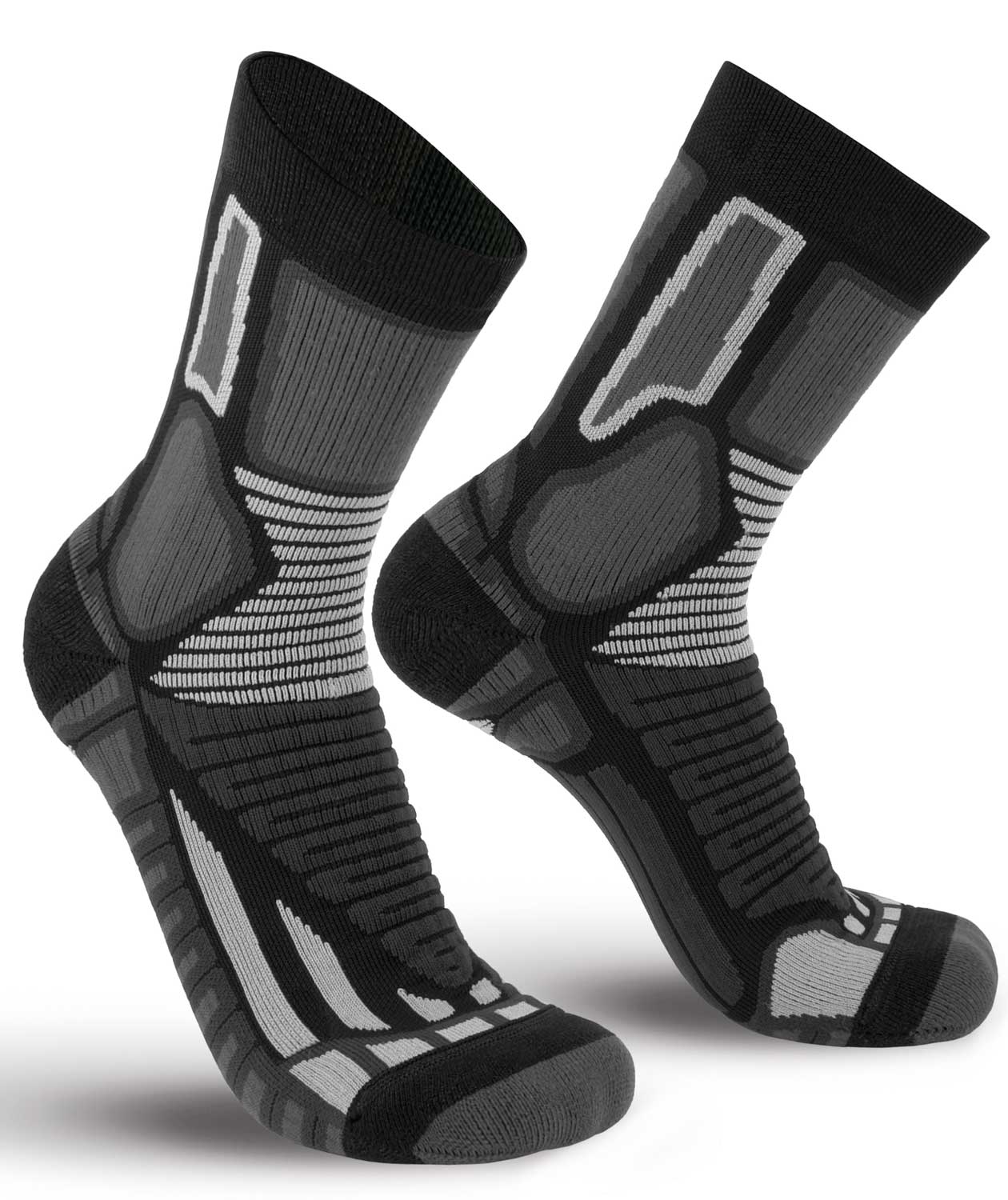 Worik Sport Pro strumpor, Svart/Silver