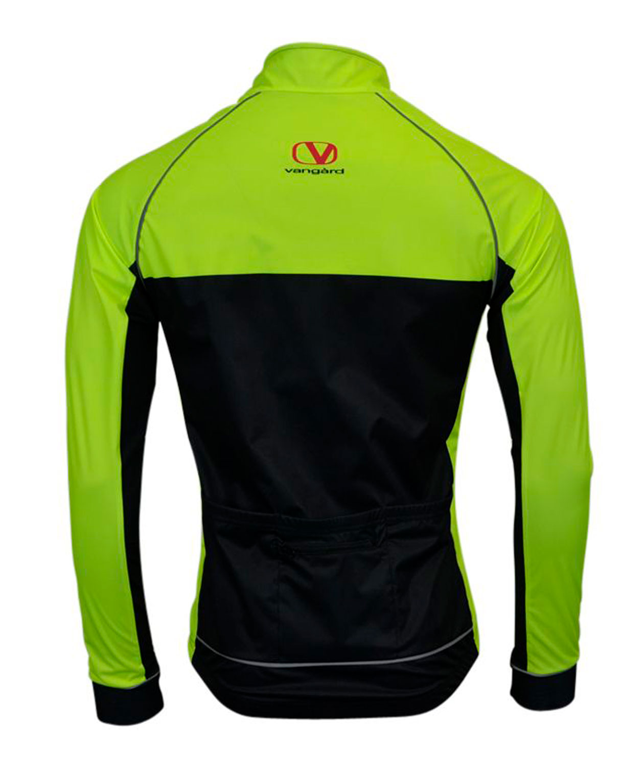 Vang&agrave;rd cykeljacka, Svart/Neon Gul, large image number 1