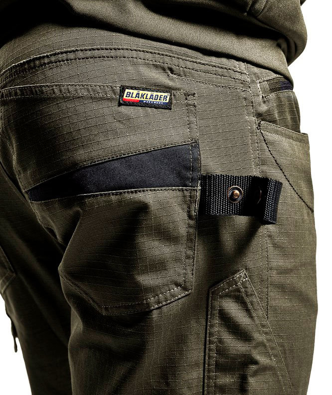 Bl&aring;kl&auml;der Unite Arbeitshose, Olivgr&uuml;n/Schwarz, large image number 5