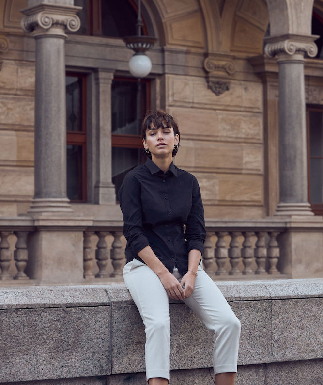 Clique Clare skjorta dam, Svart, large image number 1