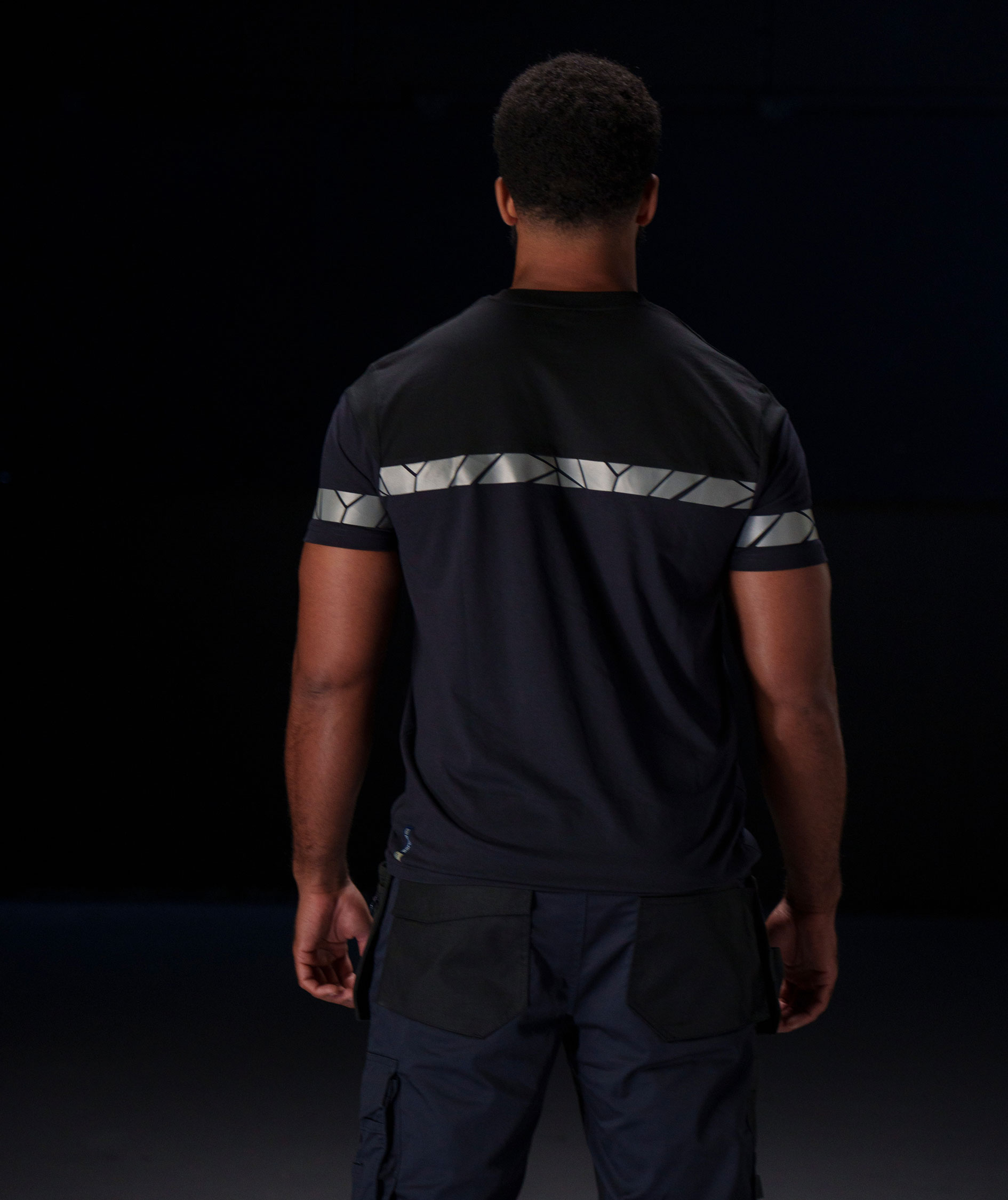 ProJob T-shirt 7001, Marine Blue/Black, large image number 9