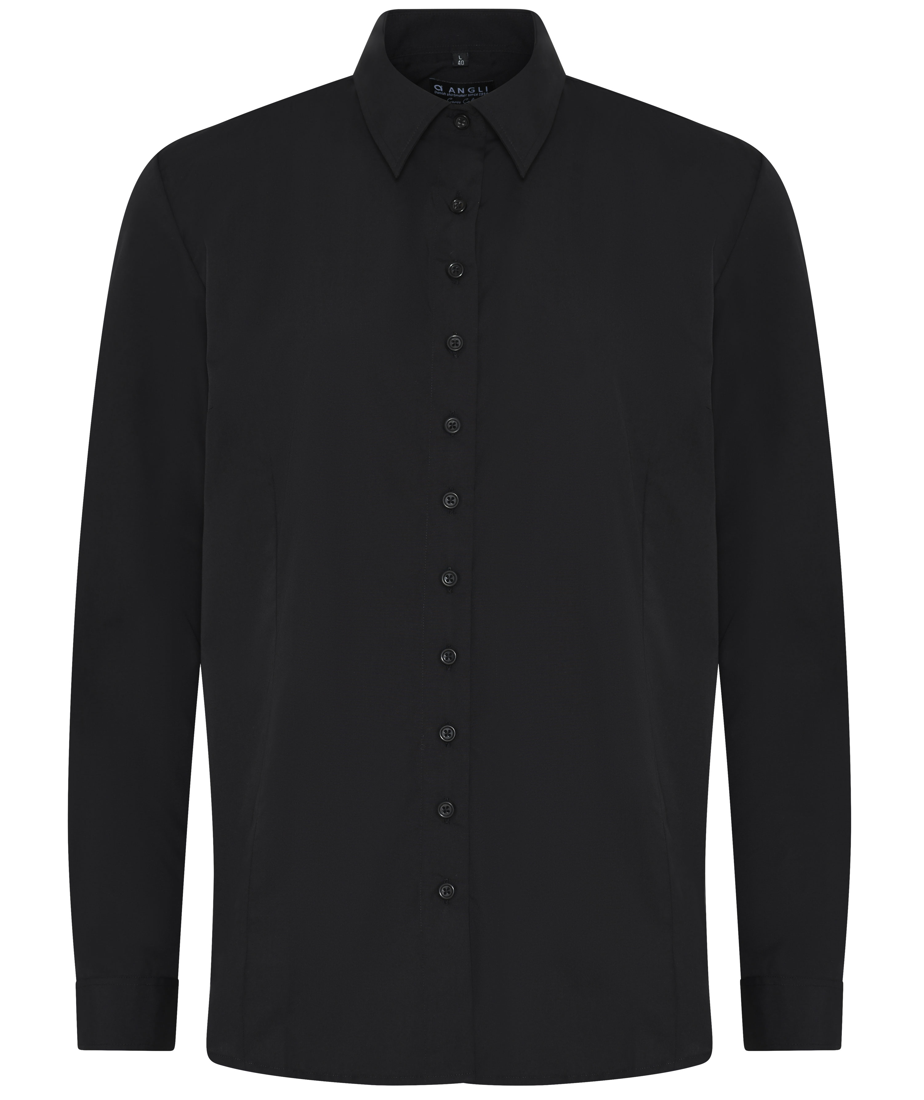 Angli Curve Cafe skjorta dam, Svart