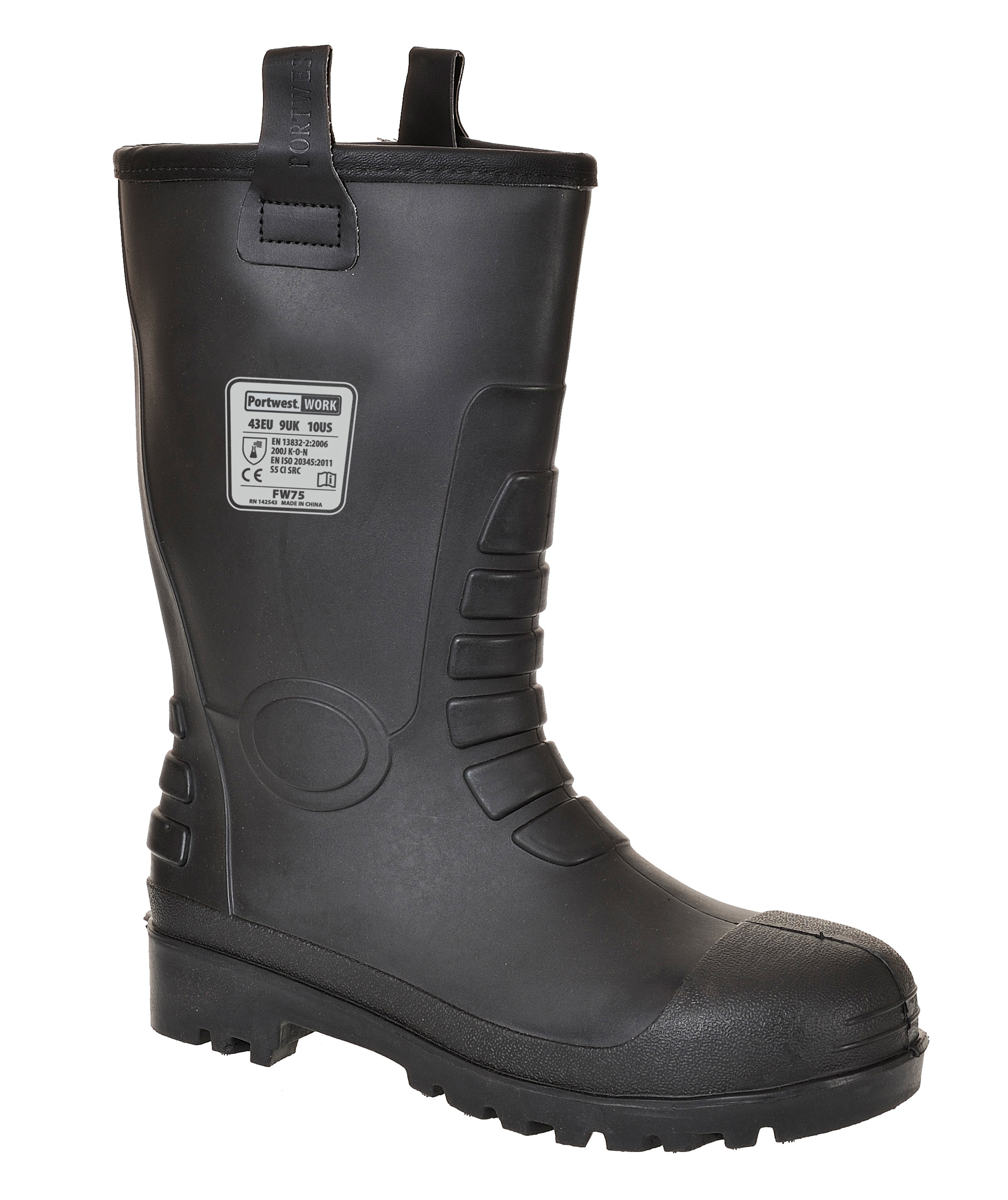 Portwest FW75 Neptune Rigger Sicherheitsstiefel S5, Schwarz