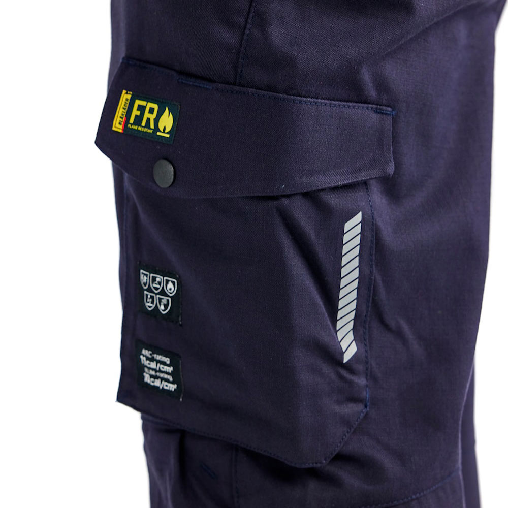 Bl&aring;kl&auml;der FR work trousers, Black/Hi-Vis Yellow, large image number 3