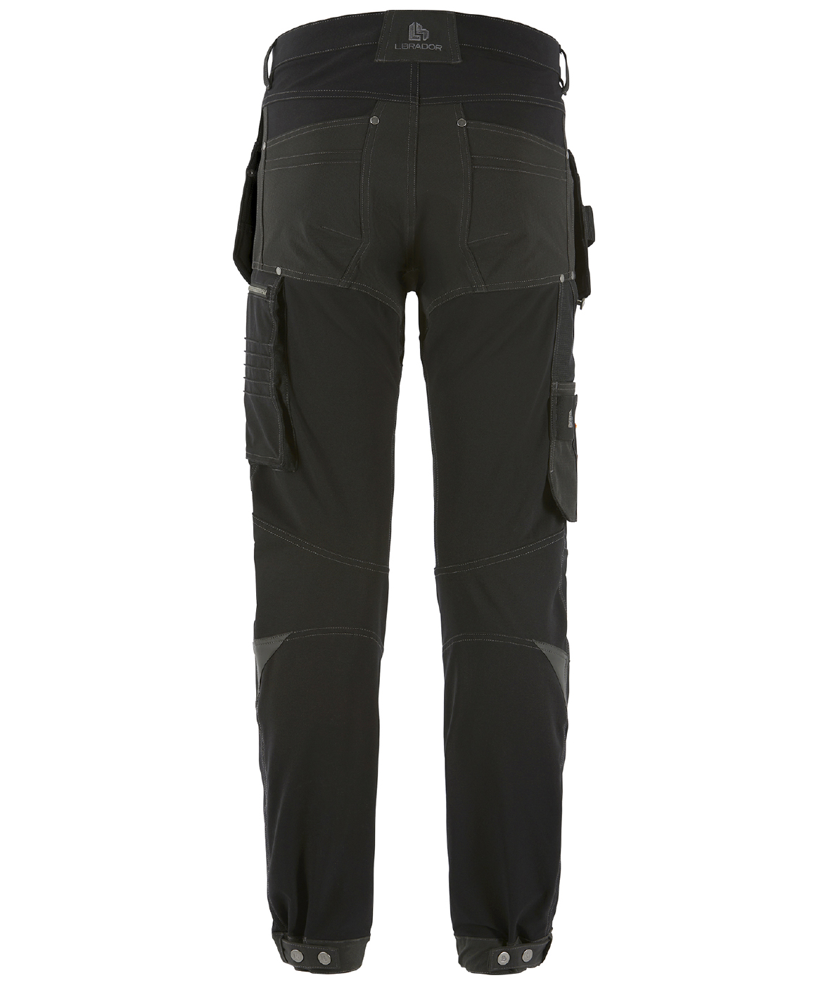 L.Brador&nbsp;hantverksbyxa 1020P full stretch, Svart