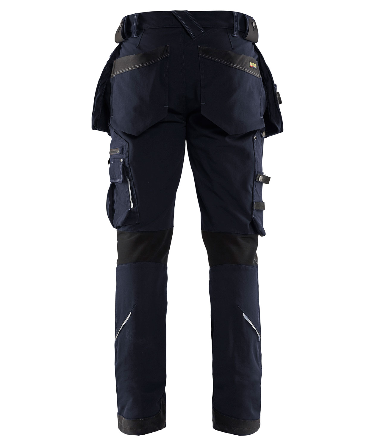 Bl&aring;kl&auml;der X1900 h&aring;ndv&aelig;rkerbukser full stretch, M&oslash;rk Marinebl&aring;/Sort, large image number 1