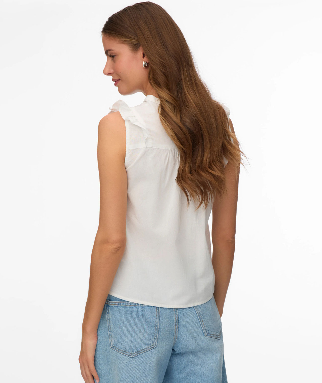 Vero Moda VMHANNAH women's blouse, Snow White, large image number 2