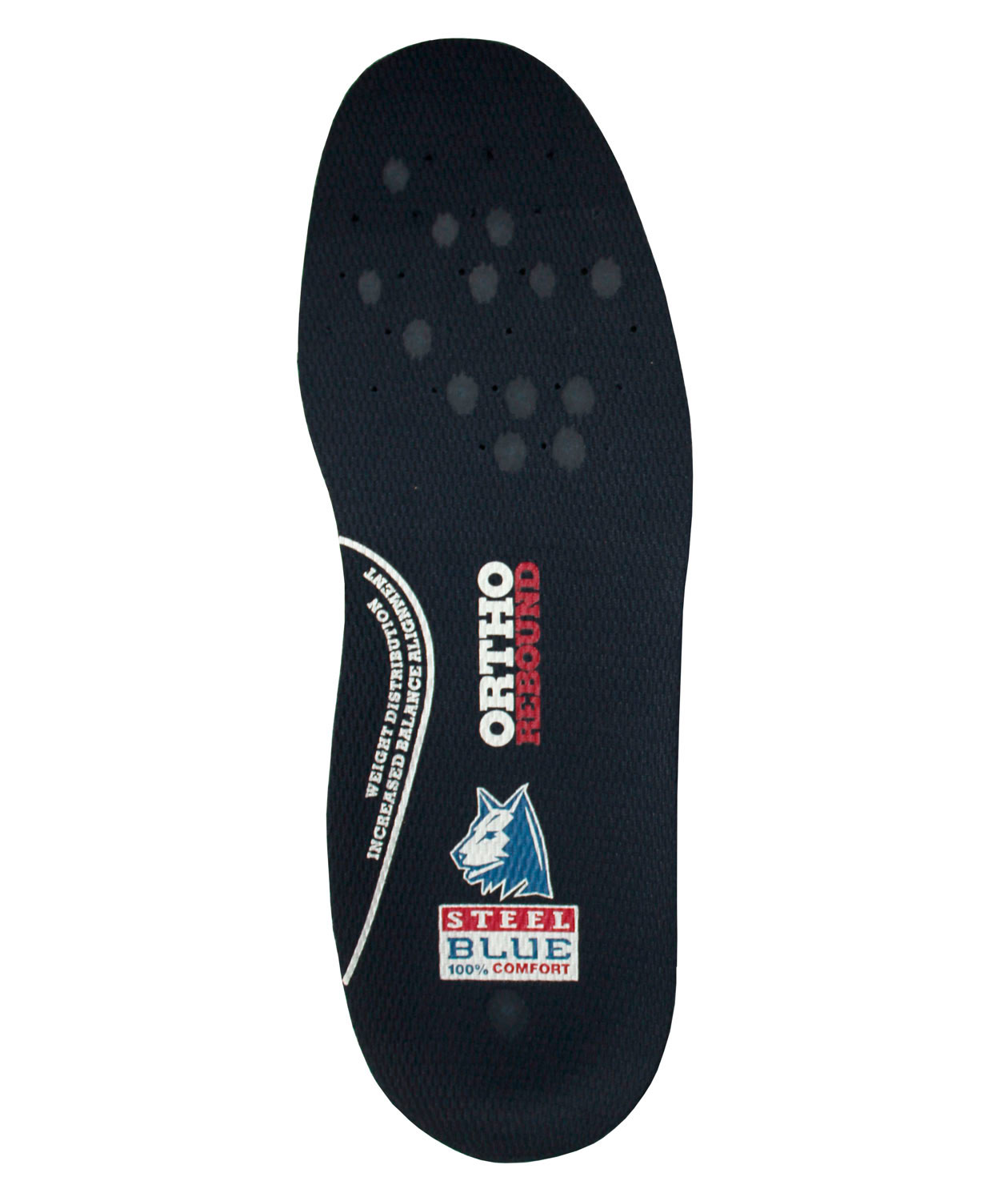 Steel Blue Ortho Rebound Footbed inl&auml;ggssulor