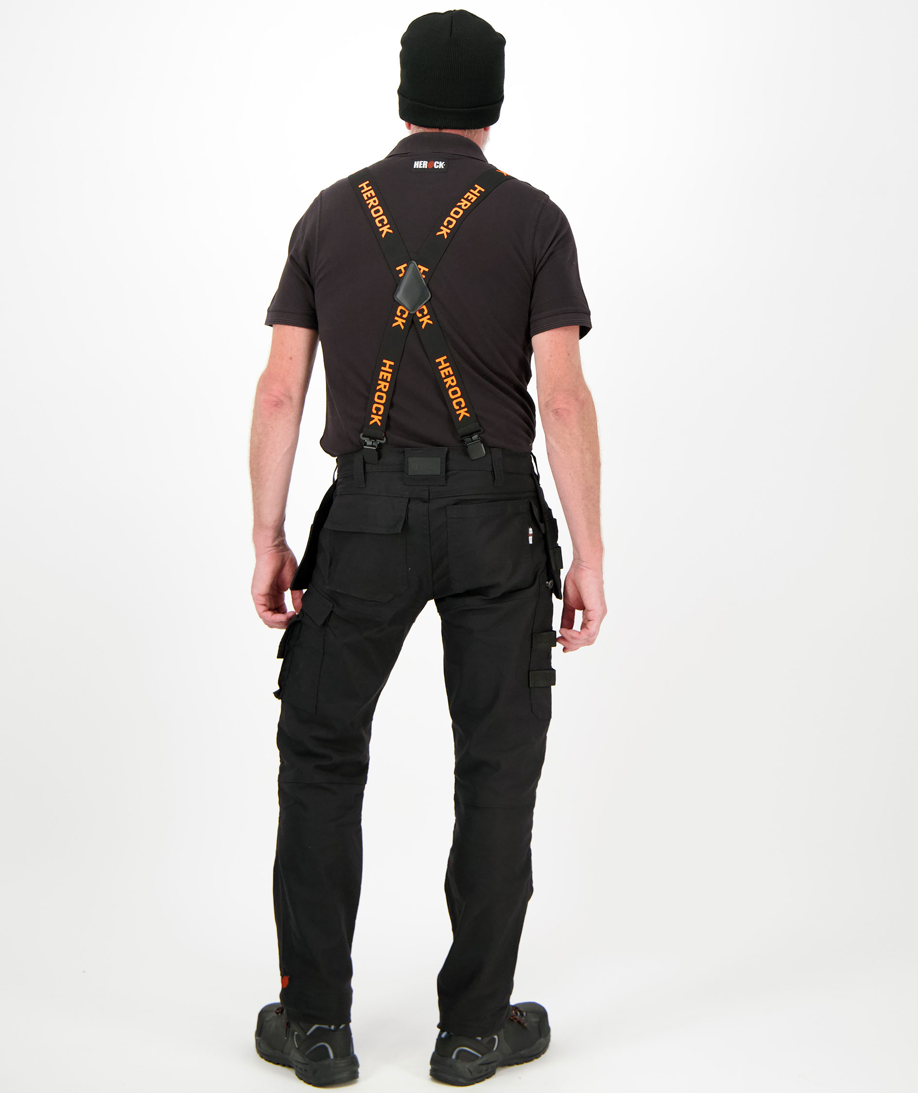HEROCK Herocles craftsman trousers, Black, large image number 3