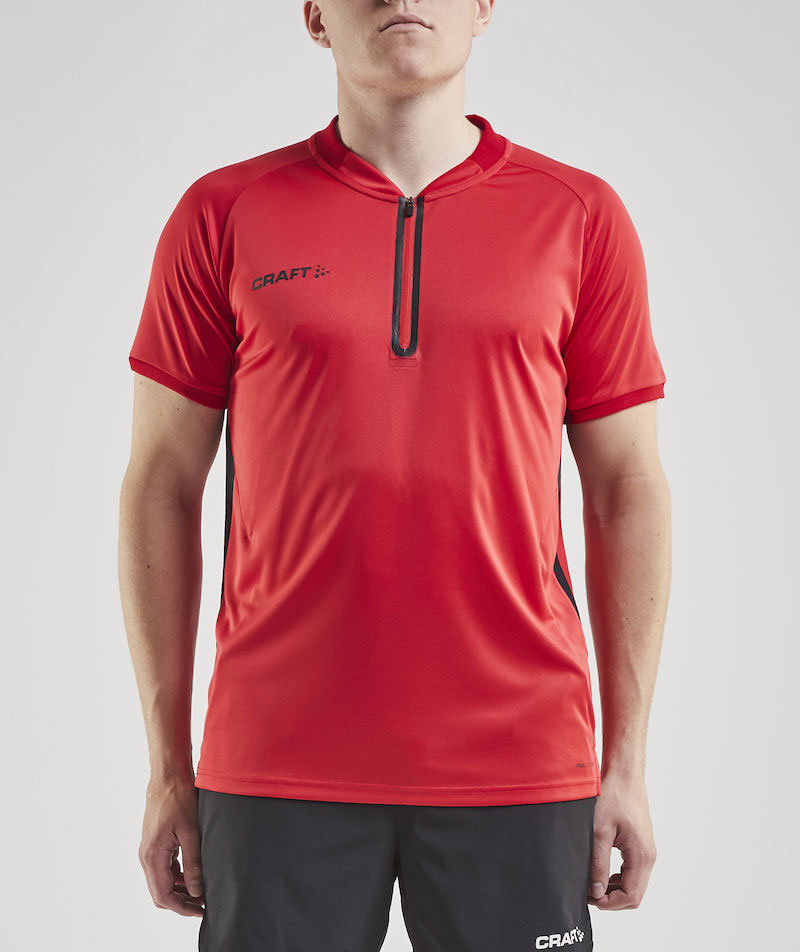 Craft Pro Control Impact Poloshirt, Bright red