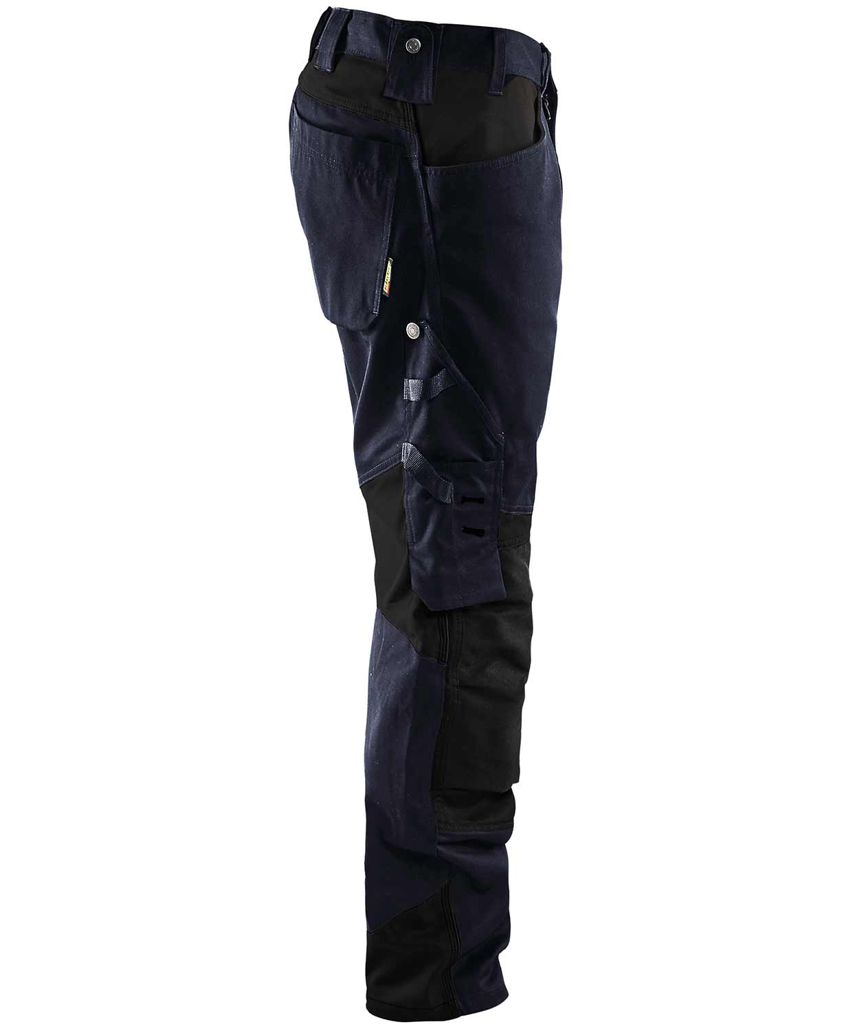 Bl&aring;kl&auml;der arbeidsbukse, M&oslash;rk Marinebl&aring;/Svart, large image number 3