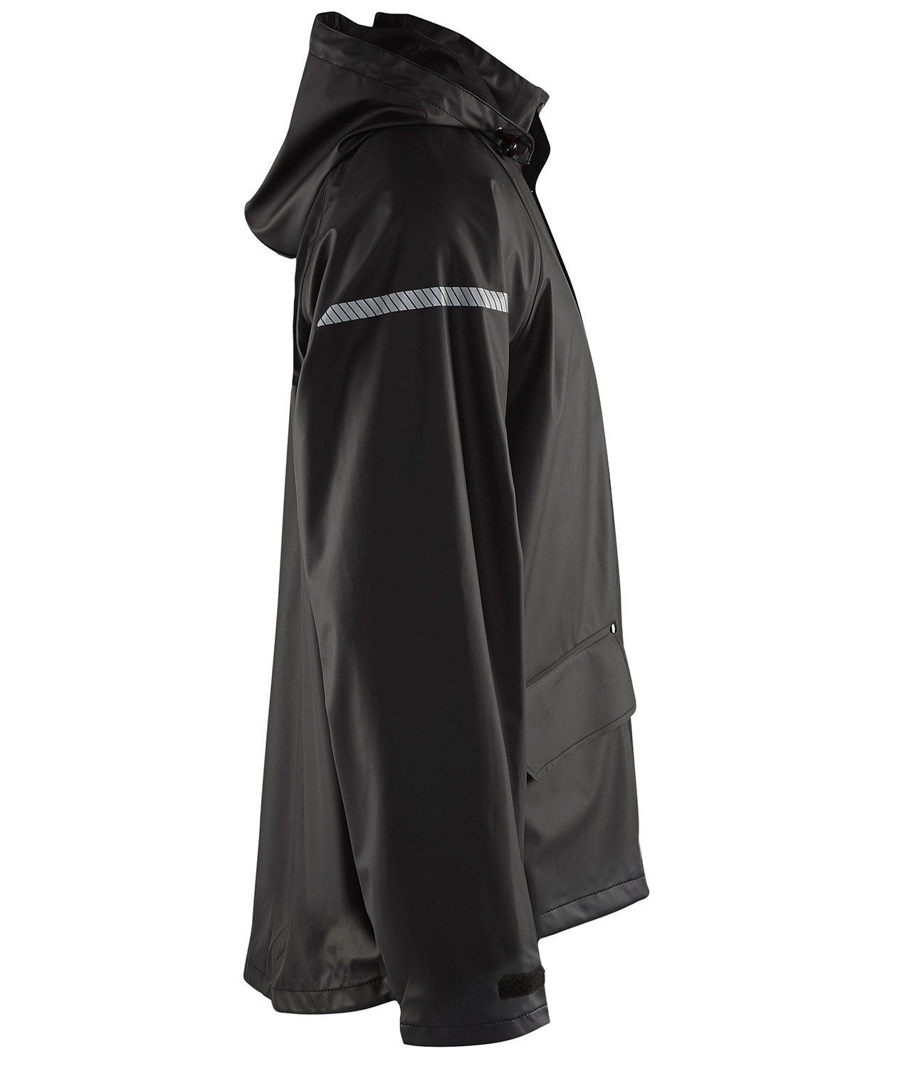 Bl&aring;kl&auml;der regnjacka Level 1, Svart, large image number 3