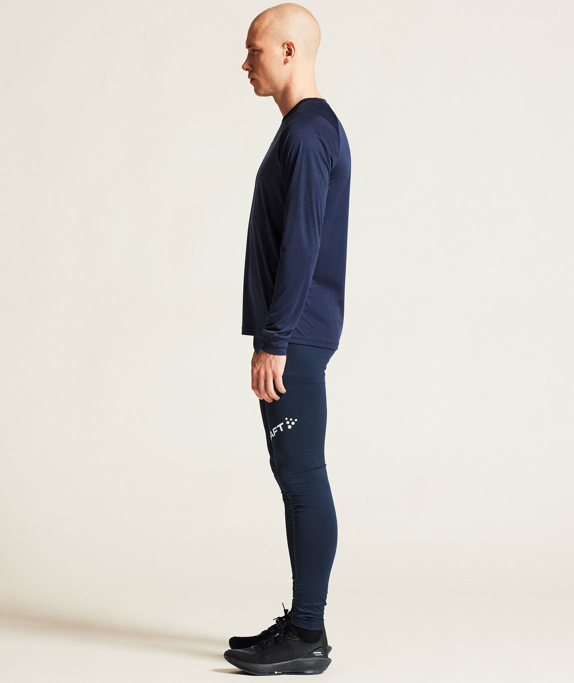 Craft Rush 2.0 lang&aelig;rmet T-shirt, Navy, large image number 4