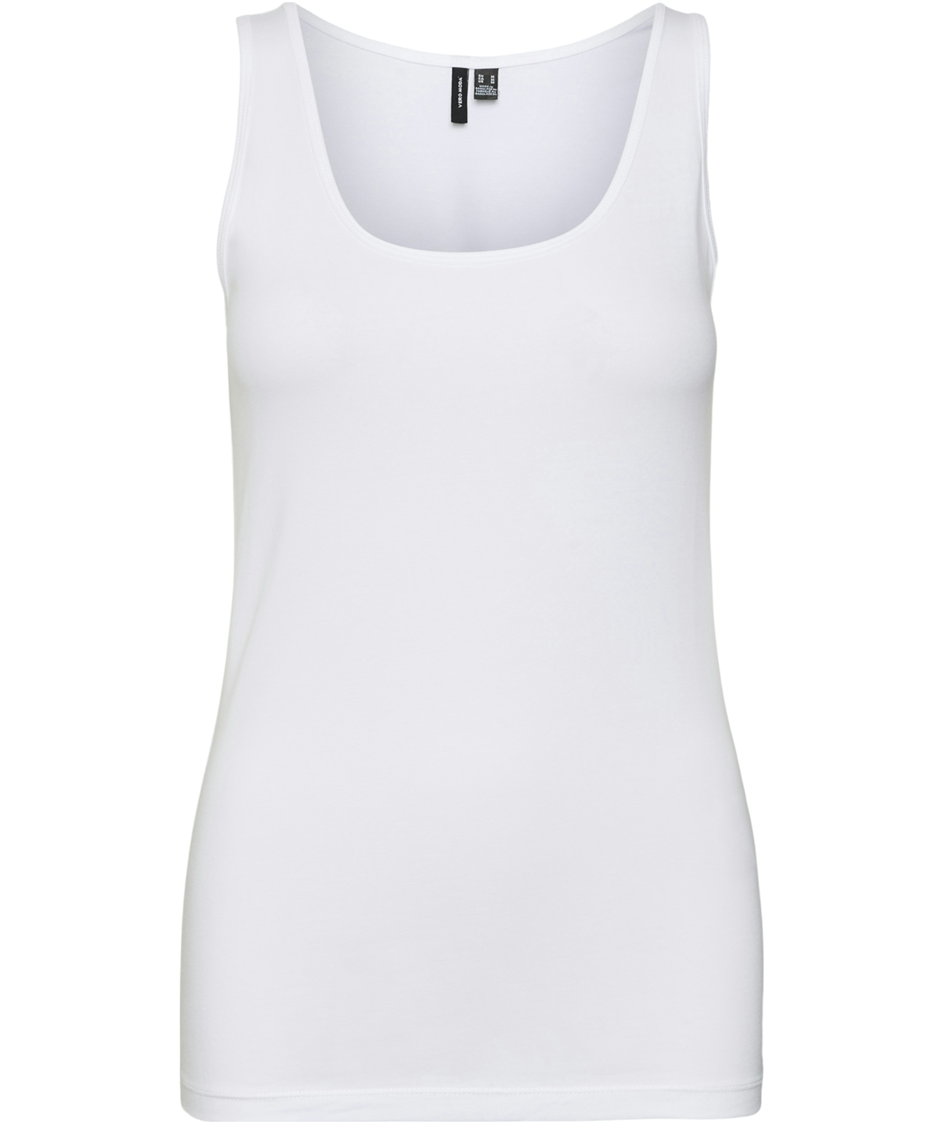 Vero Moda VMLULU l&aring;ng linne dam, Bright White, Bright White, swatch