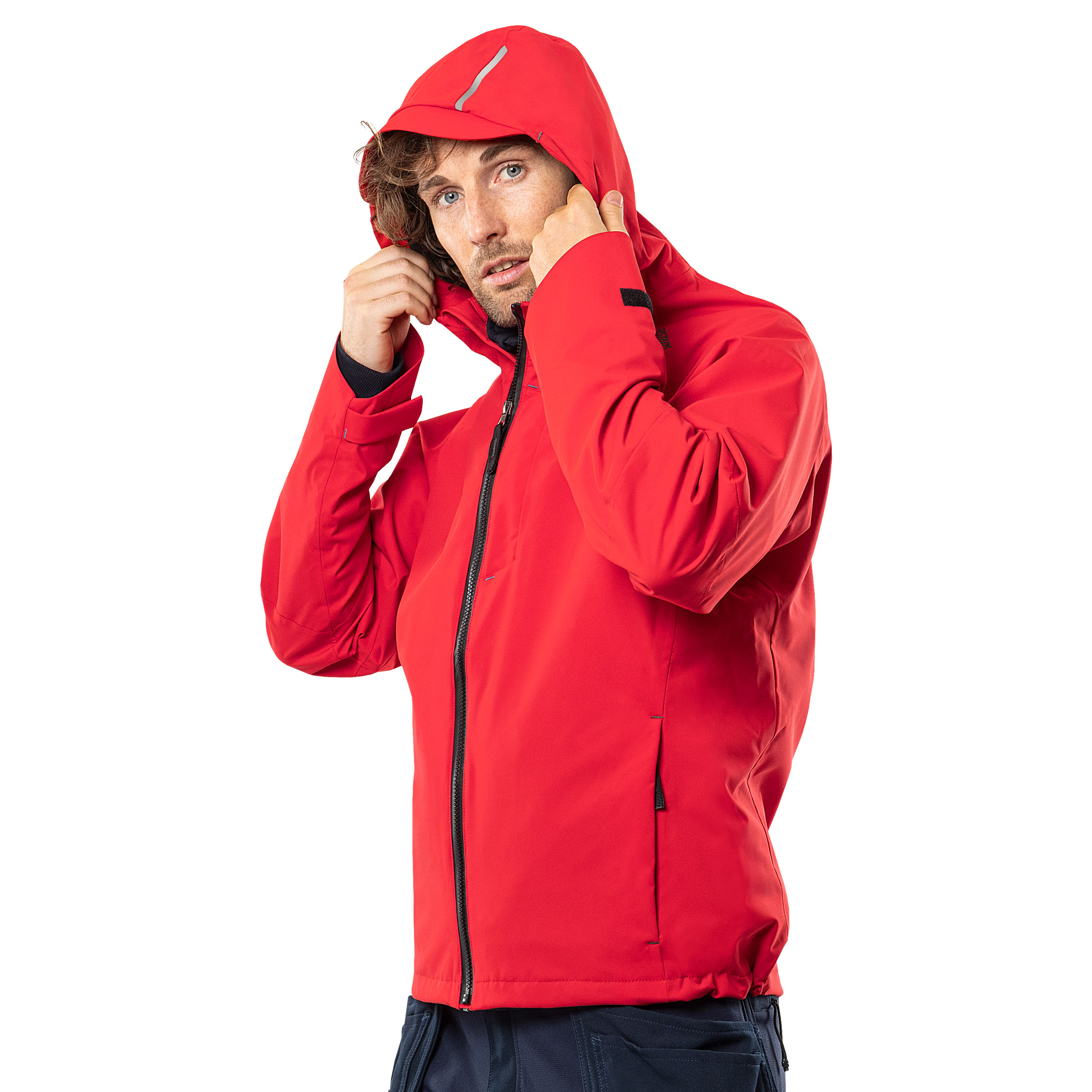 Fristads shell jacket 4882 GLPS, Red, large image number 6