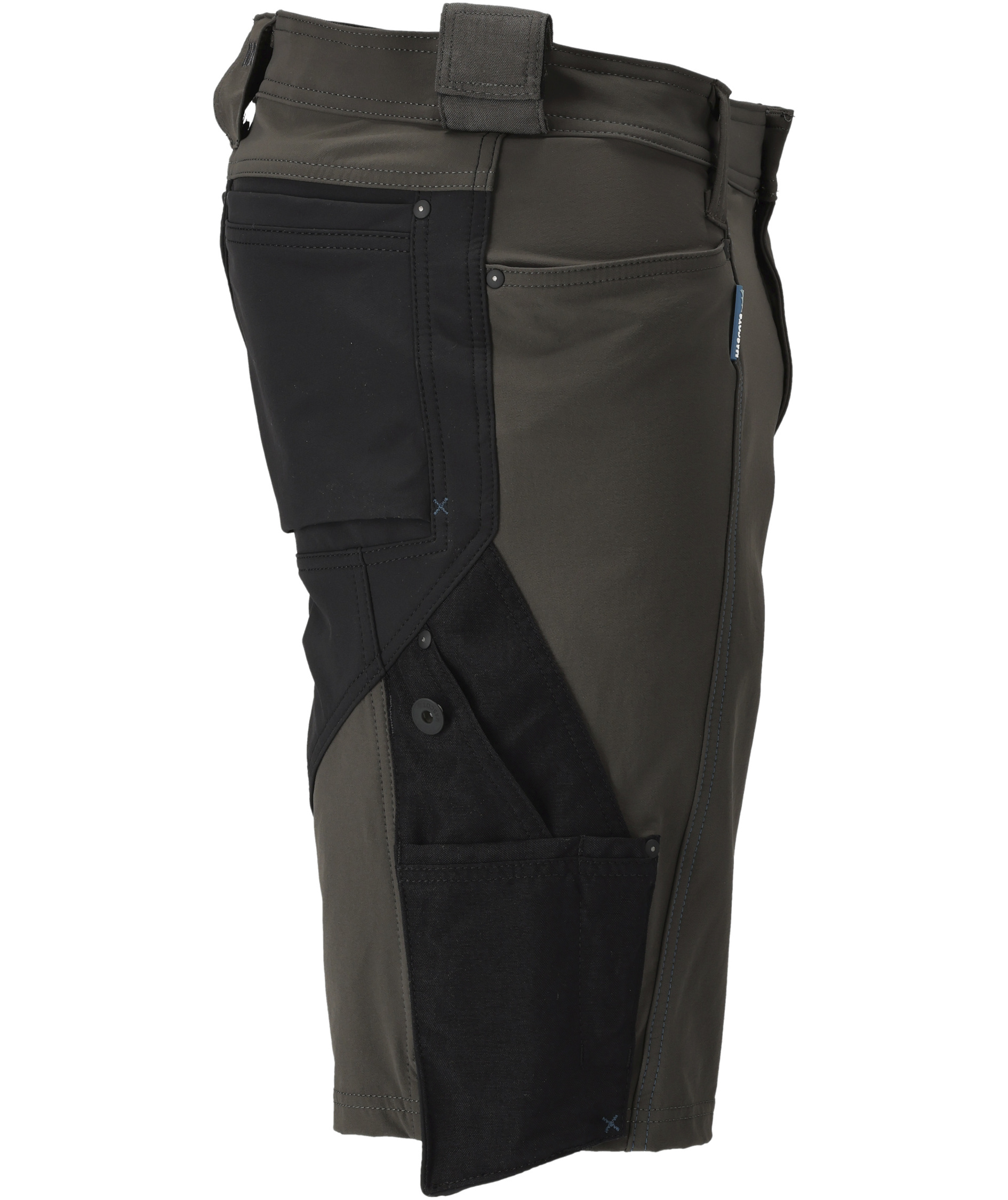 Mascot Advanced work shorts full stretch, Dark Anthracite/Black, large image number 2