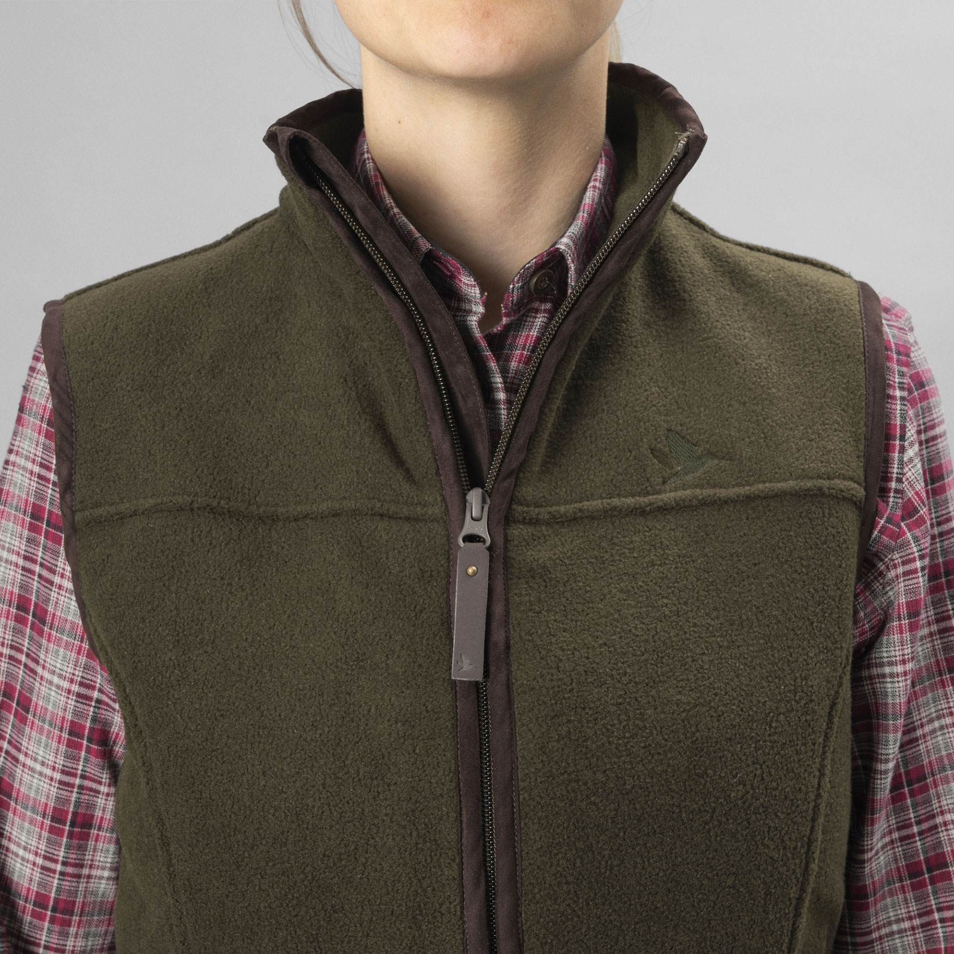 Seeland Woodcock Ivy woman's vest, Pine Green Melange, large image number 3