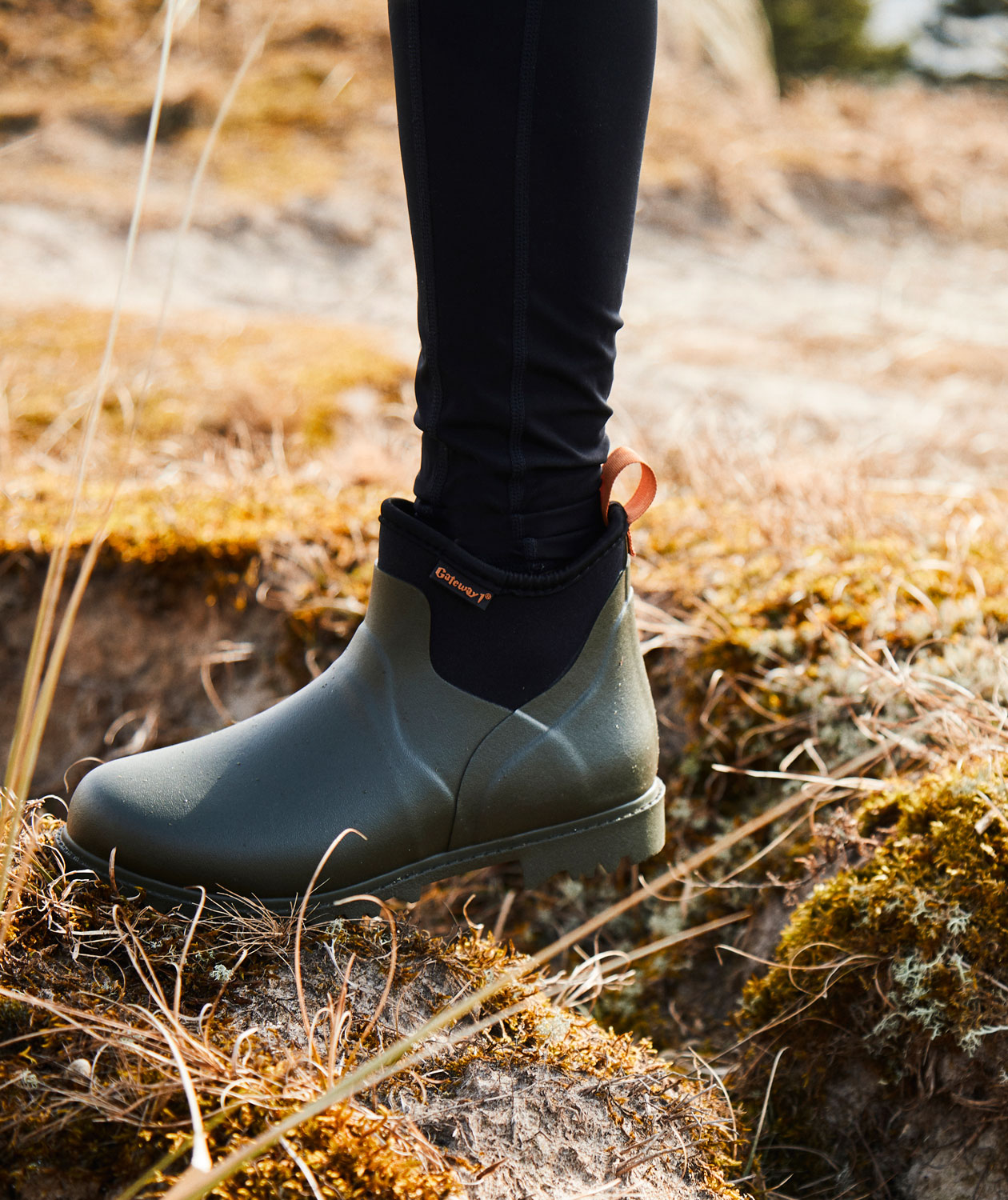 Gateway1 Ascot Lady 6" 3mm gummist&oslash;vler, Khaki