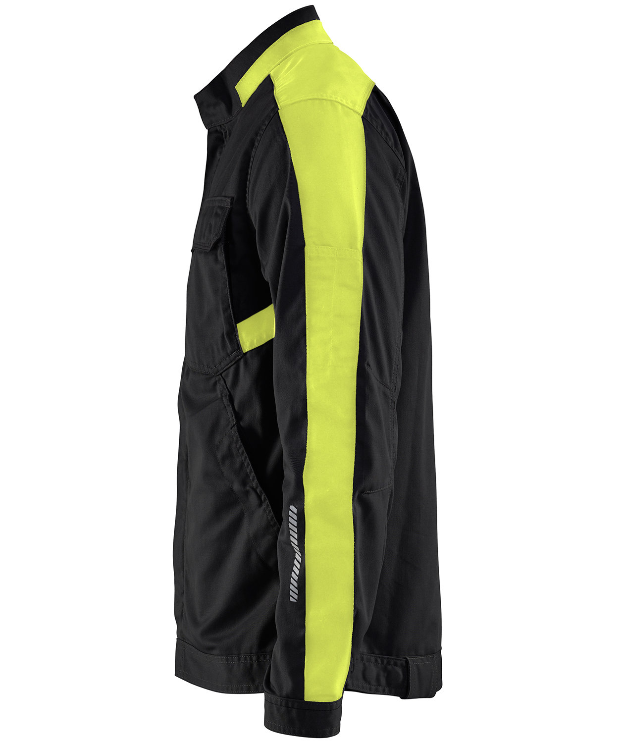 Bl&aring;kl&auml;der work jacket, Black/Hi-Vis Yellow, large image number 2