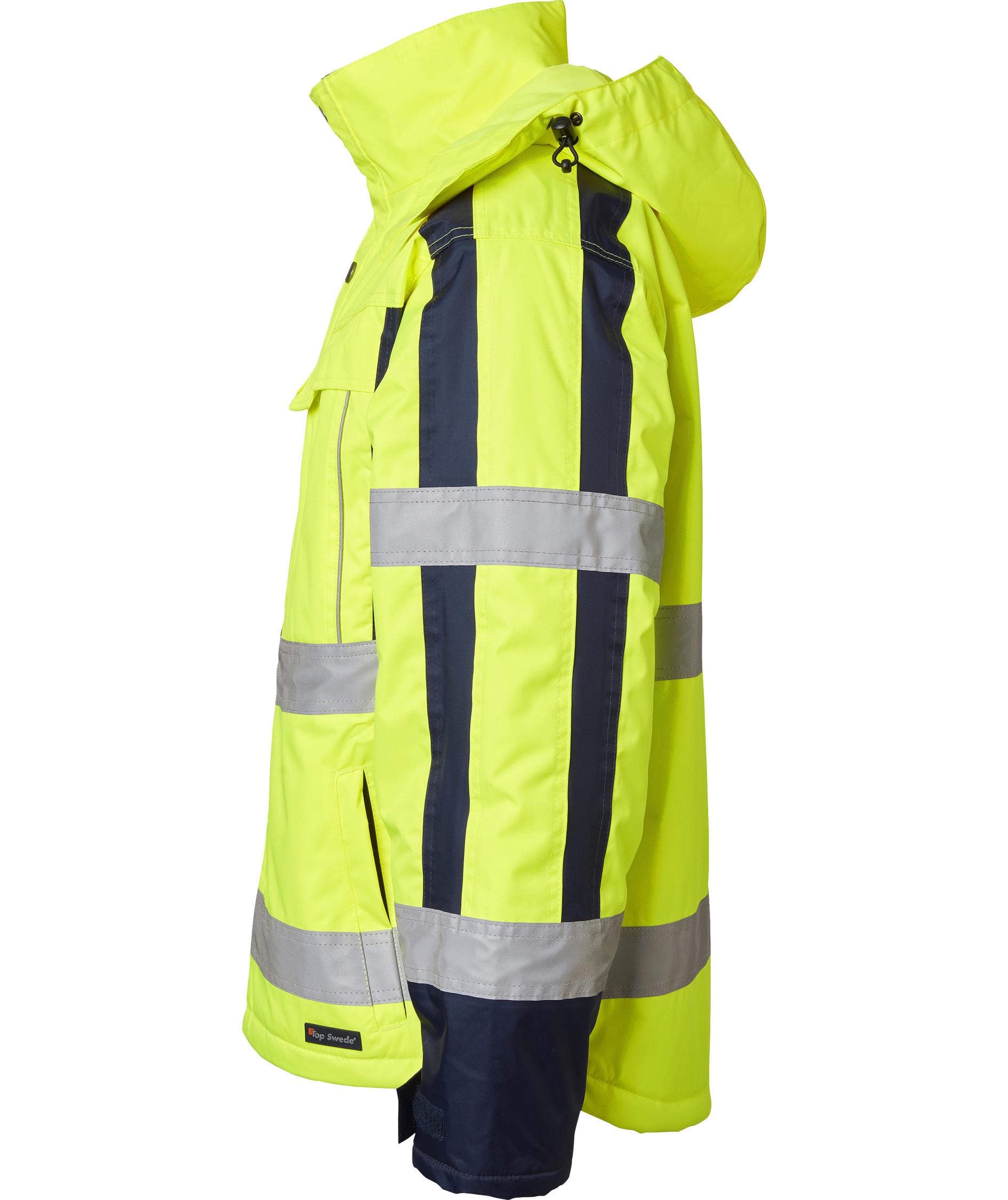 Top Swede vinterjakke 5317, Hi-Vis&nbsp;Gul, large image number 3