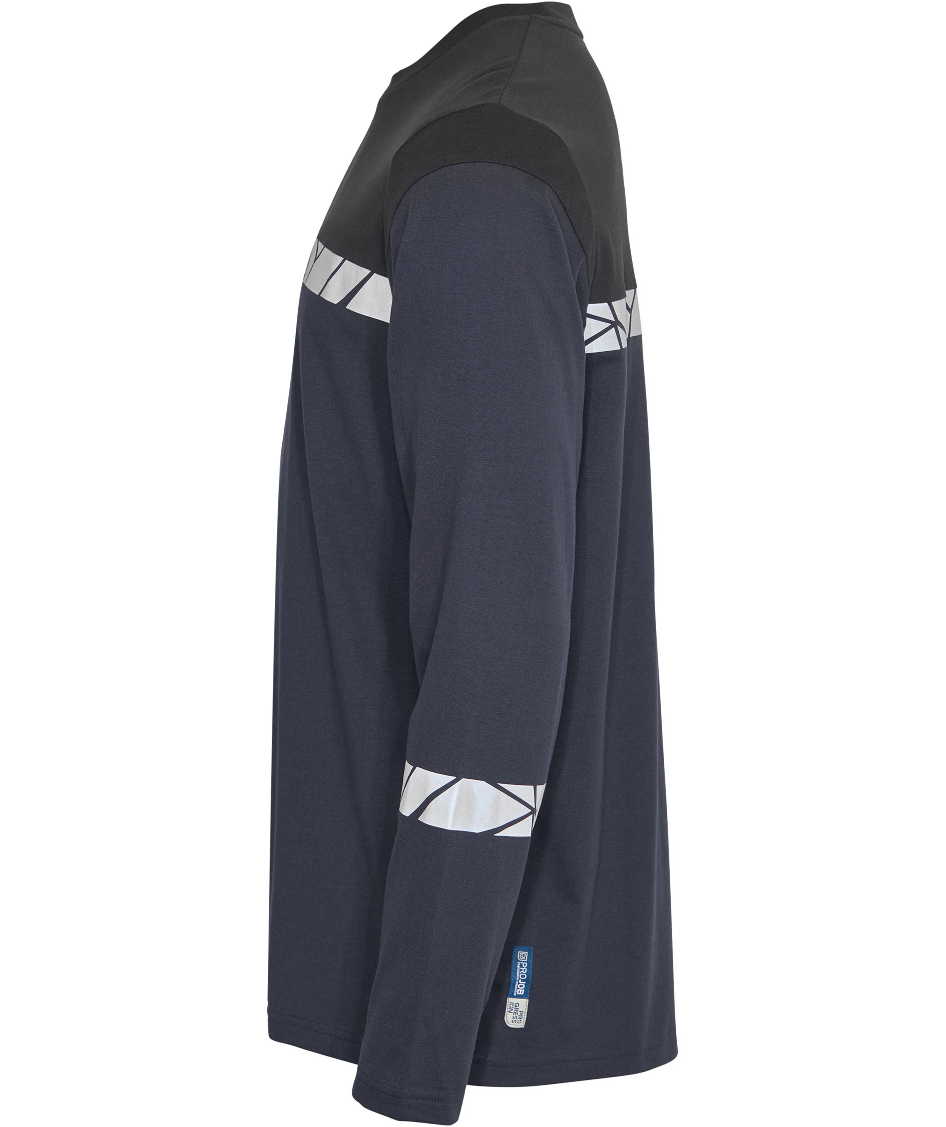 ProJob lang&aelig;rmet T-shirt 7002, Marine/Sort, large image number 5