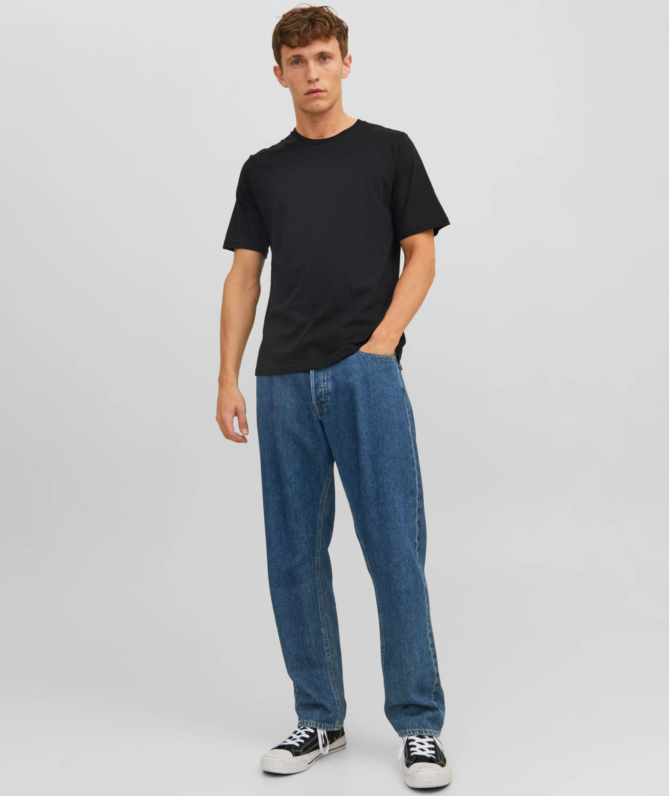 Jack & Jones JACUNDER 3-pack kort&auml;rmad undertr&ouml;ja, Black, large image number 6