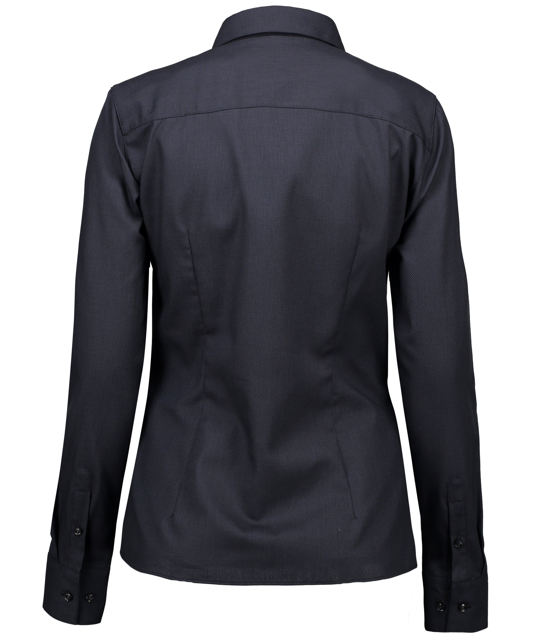 Seven Seas Dobby Royal Oxford modern fit women's shirt, Charcoal, large image number 3