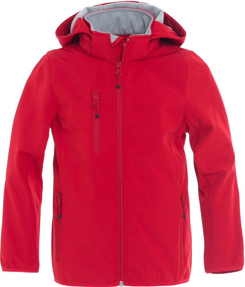 Clique Basis Softshell junior jacket, Red