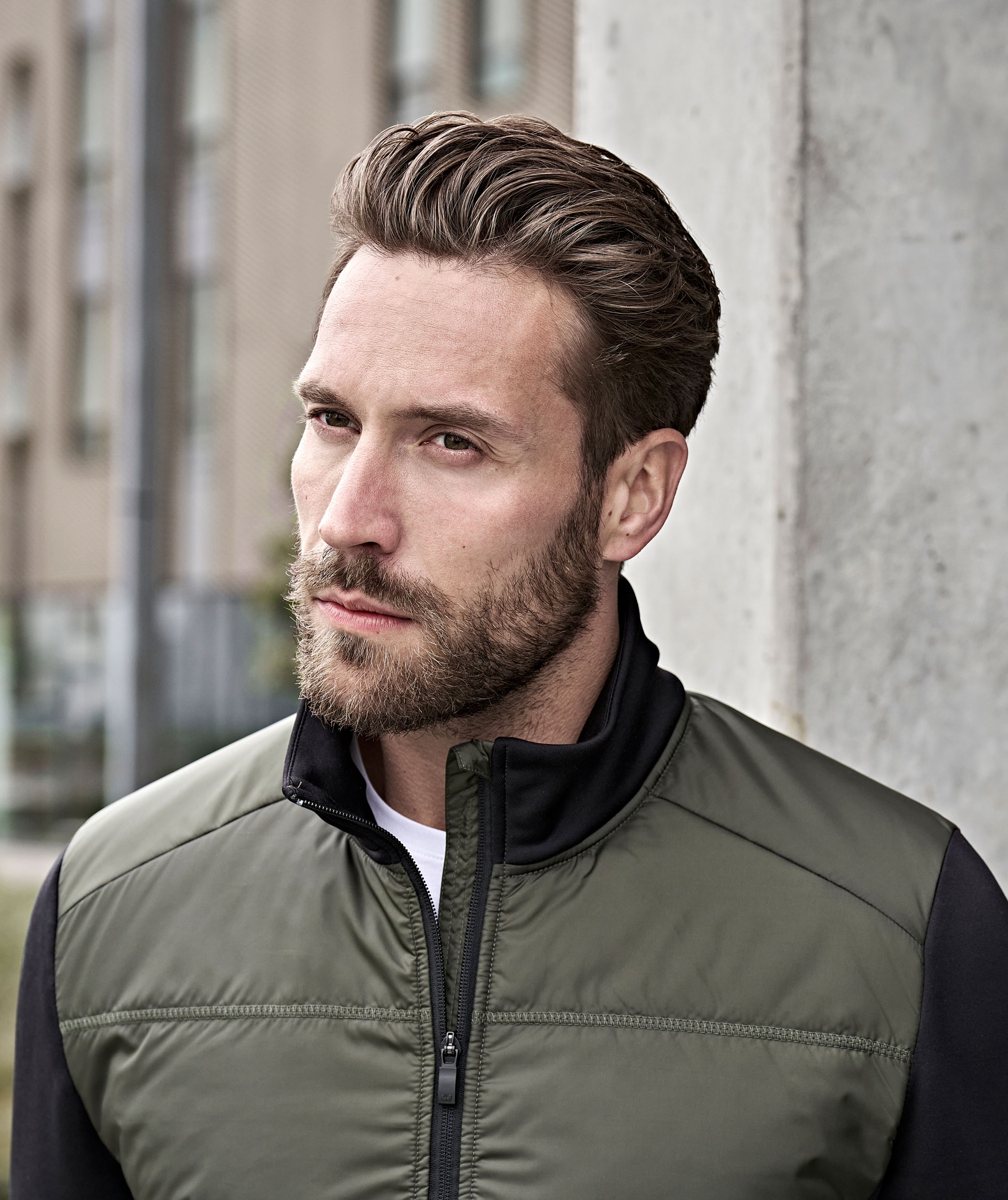 Tee Jays hybrid-stretch jacka, Deep Green/Black, large image number 6