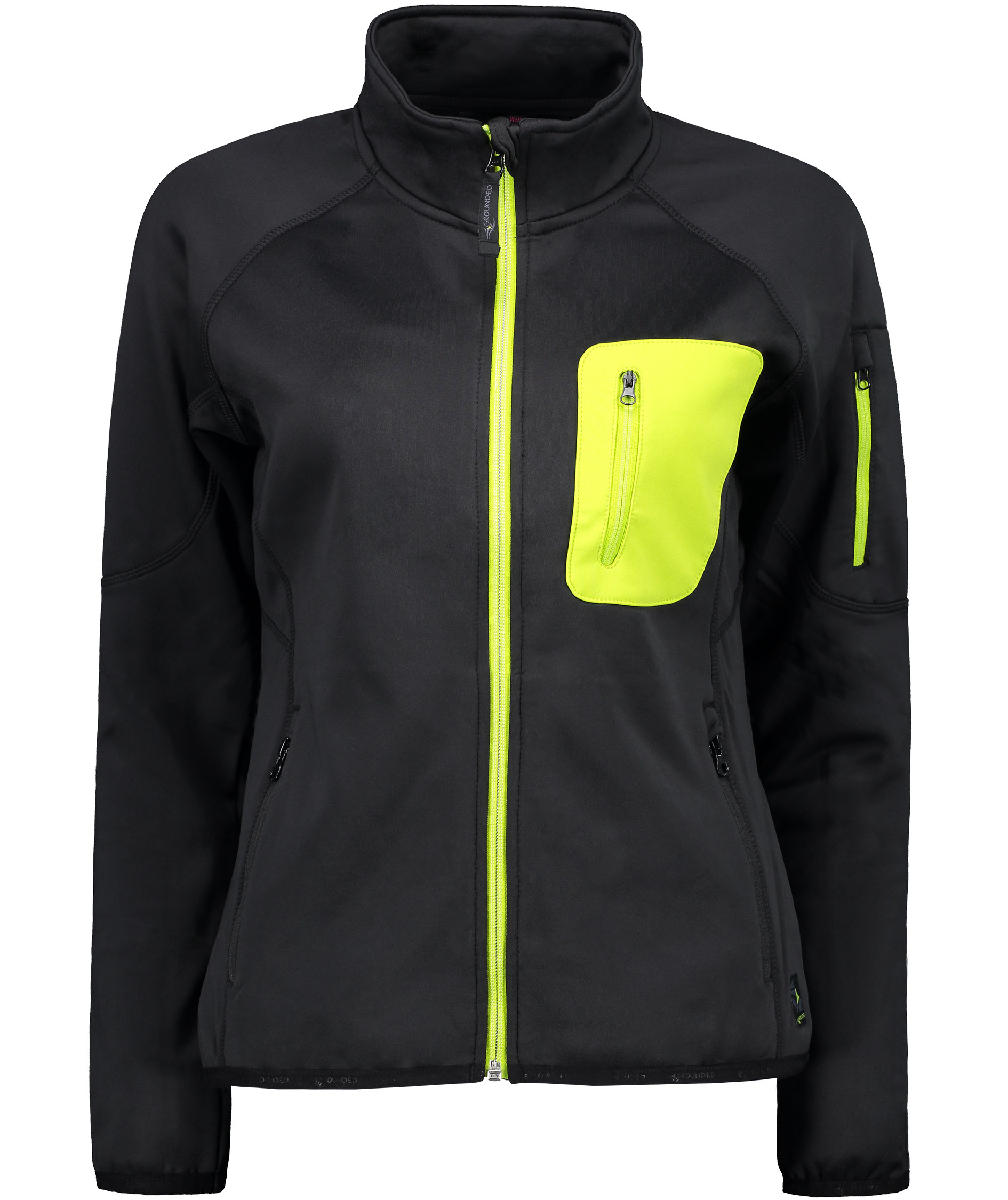 Grounded 7005 cardigan dam, Black