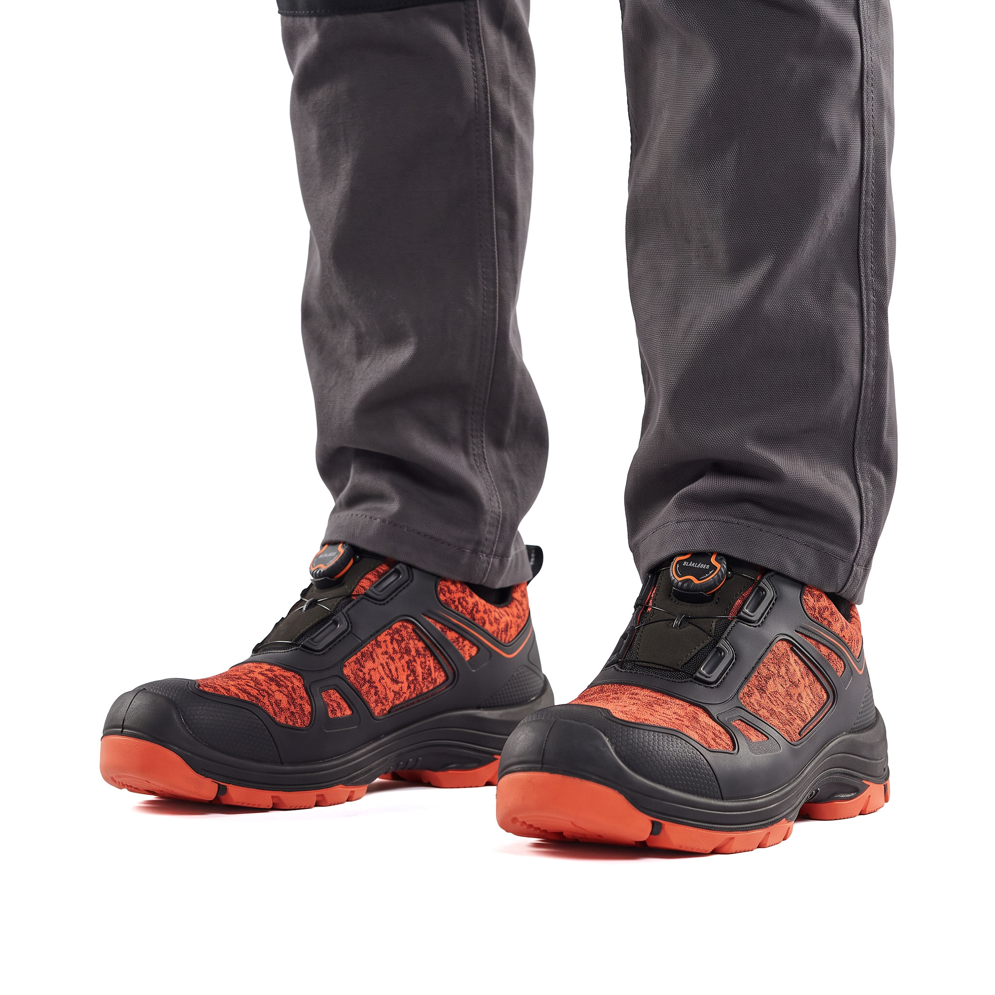 Bl&aring;kl&auml;der Gecko safety shoes S3, Orange/Black, large image number 1