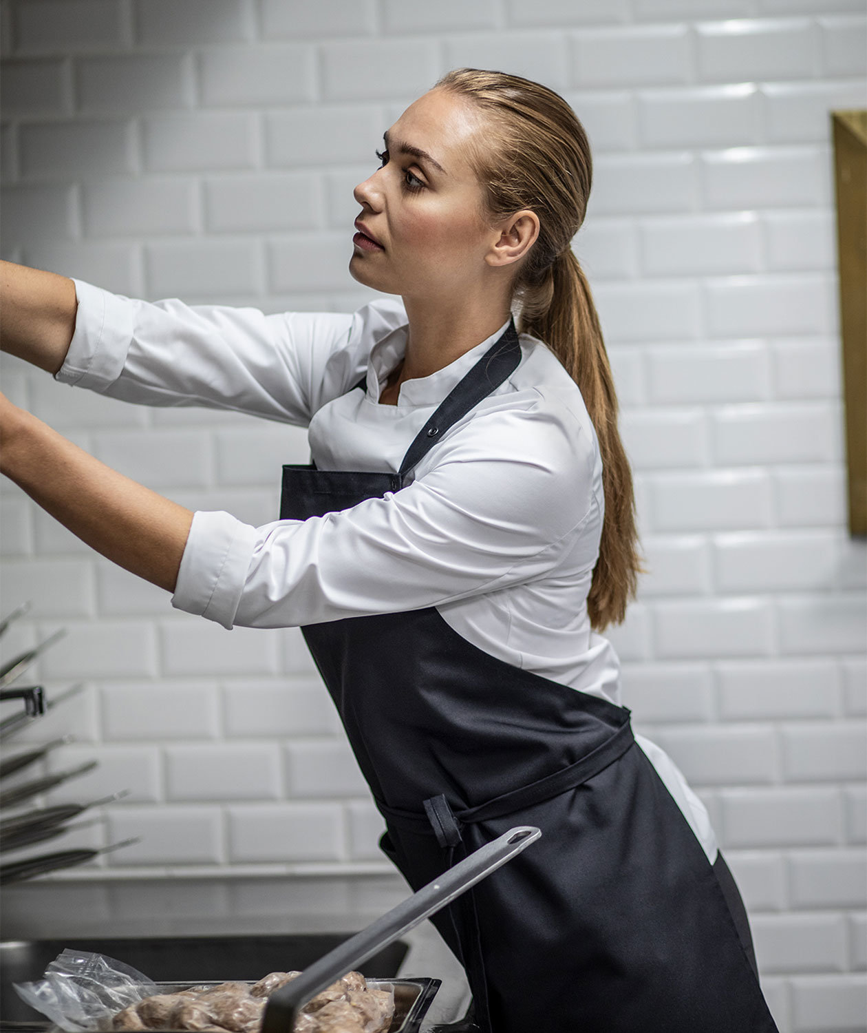 Segers 4579 br&ouml;stlappsf&ouml;rkl&auml;de med ficka, Svart, Svart, large image number 4