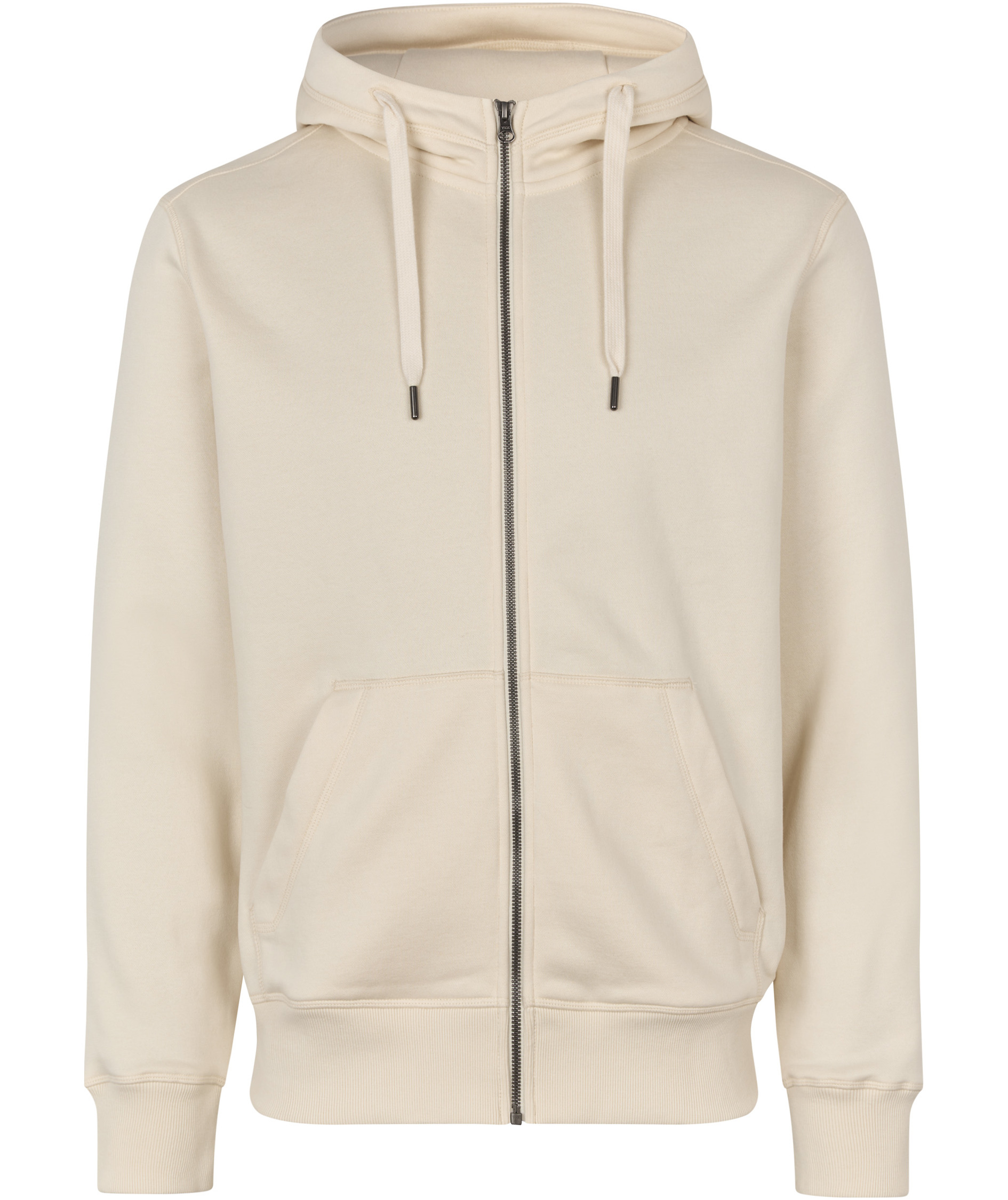 ID Core hoodie med dragkedja, Off White, Off White, swatch