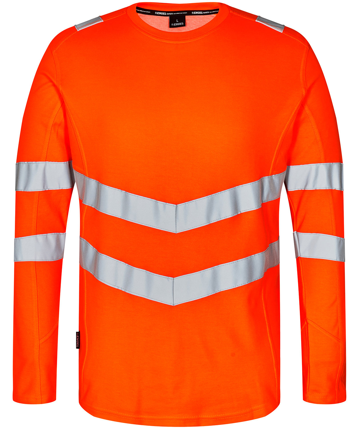Engel Safety l&aring;ng&auml;rmad T-shirt, Varsel Orange, Varsel Orange, swatch