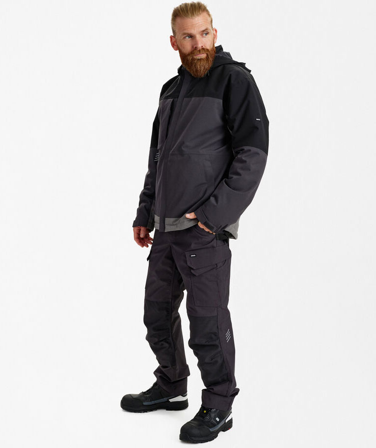 Engel Entire vinterjacka, Anthracite Grey/Black, large image number 4