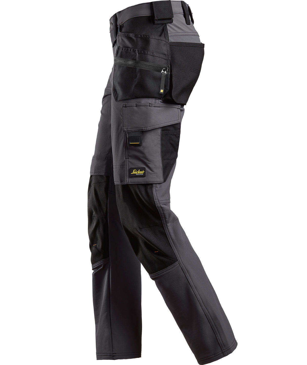 Snickers AllroundWork Handwerkerhose 6271 full stretch, Stahlgrau/Schwarz, large image number 4