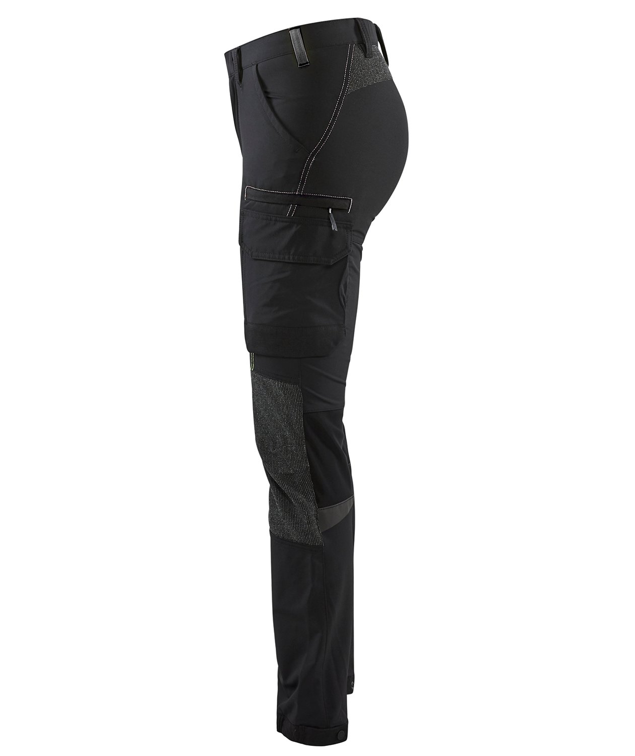 Bl&aring;kl&auml;der servicebyxa dame full stretch, Svart/Gr&aring;, large image number 3