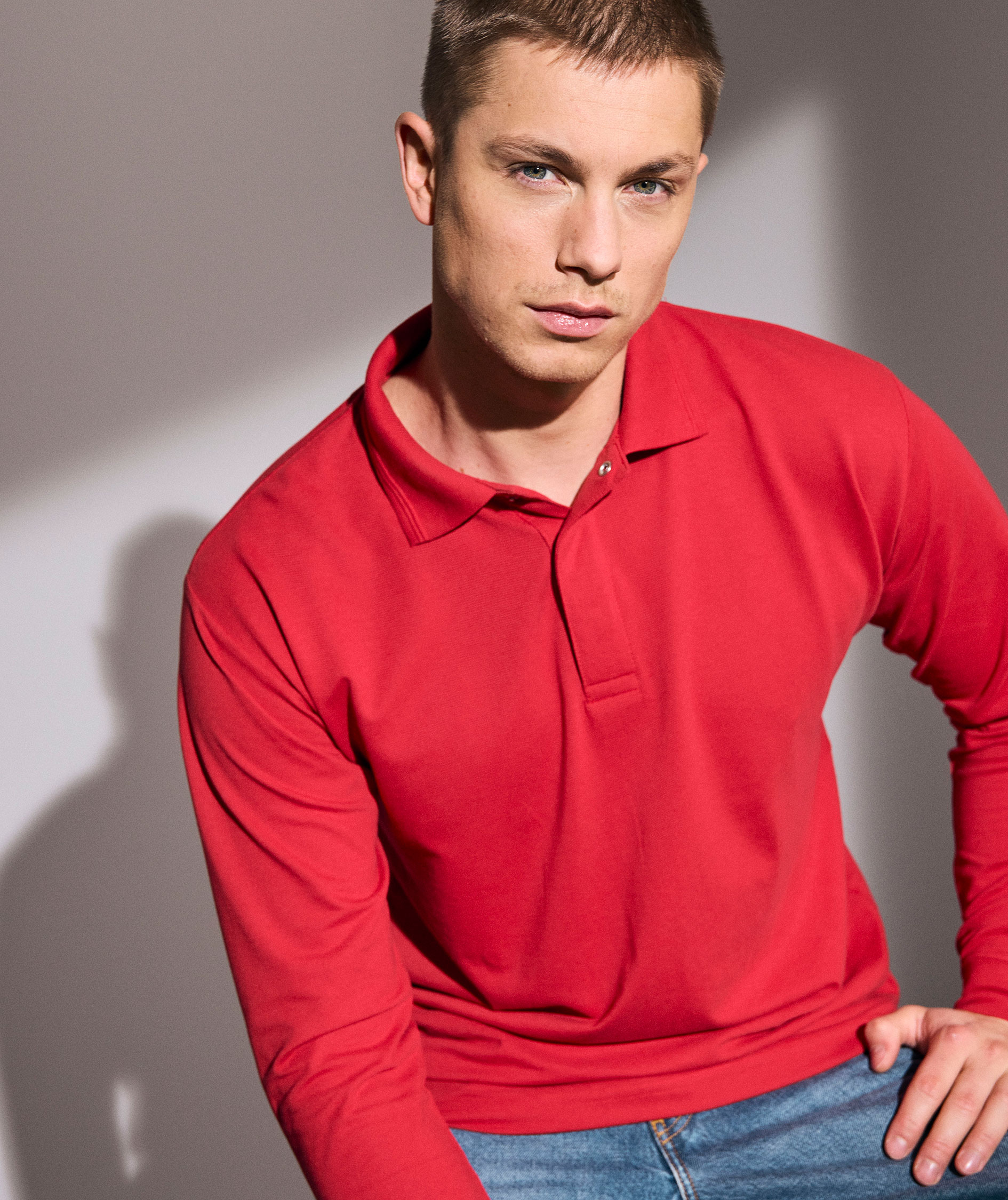 ID PRO Wear lang&aelig;rmet Polo T-shirt