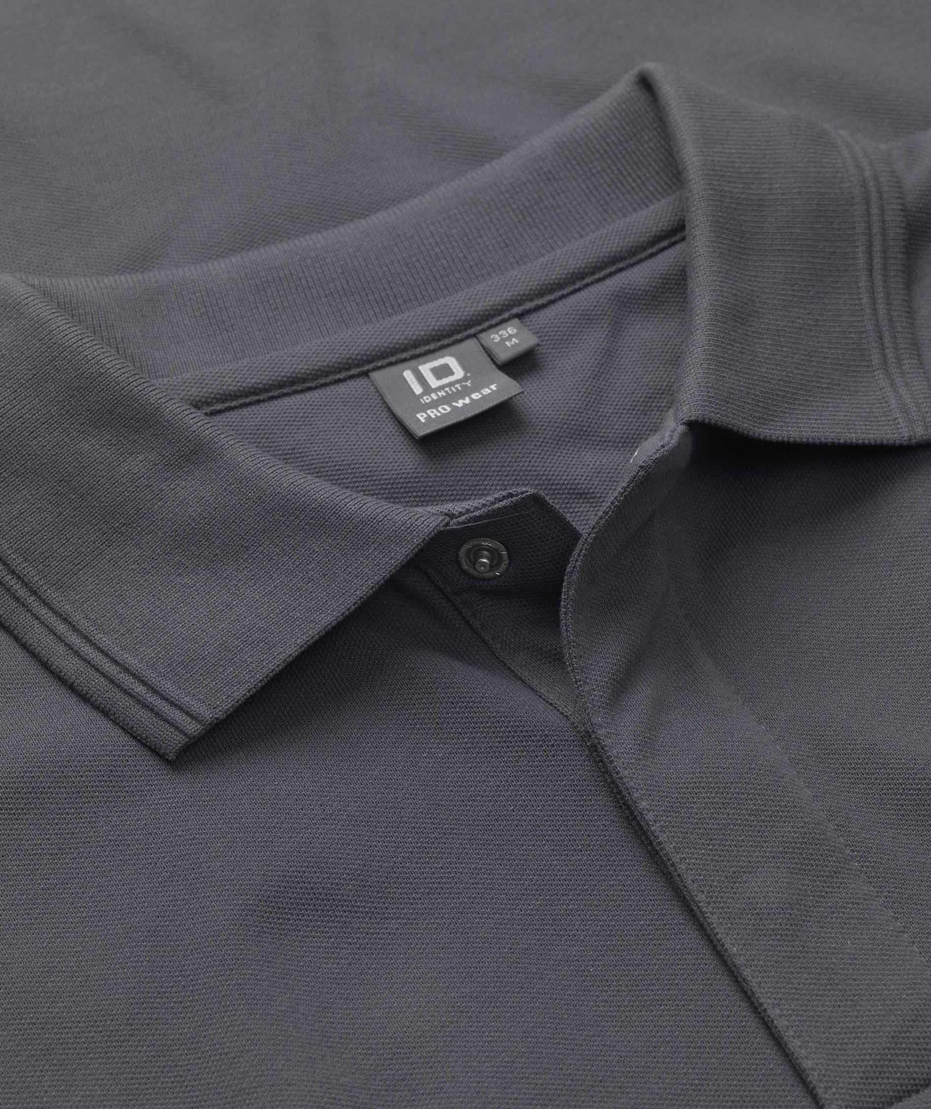 ID PRO Wear  long-sleeved Polo shirt, Silver Grey, large image number 3