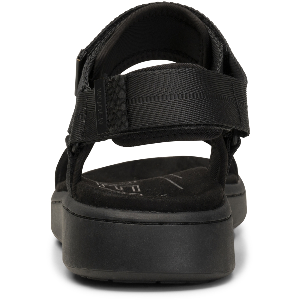 Woden Line women's sandals, Black/Black, large image number 5