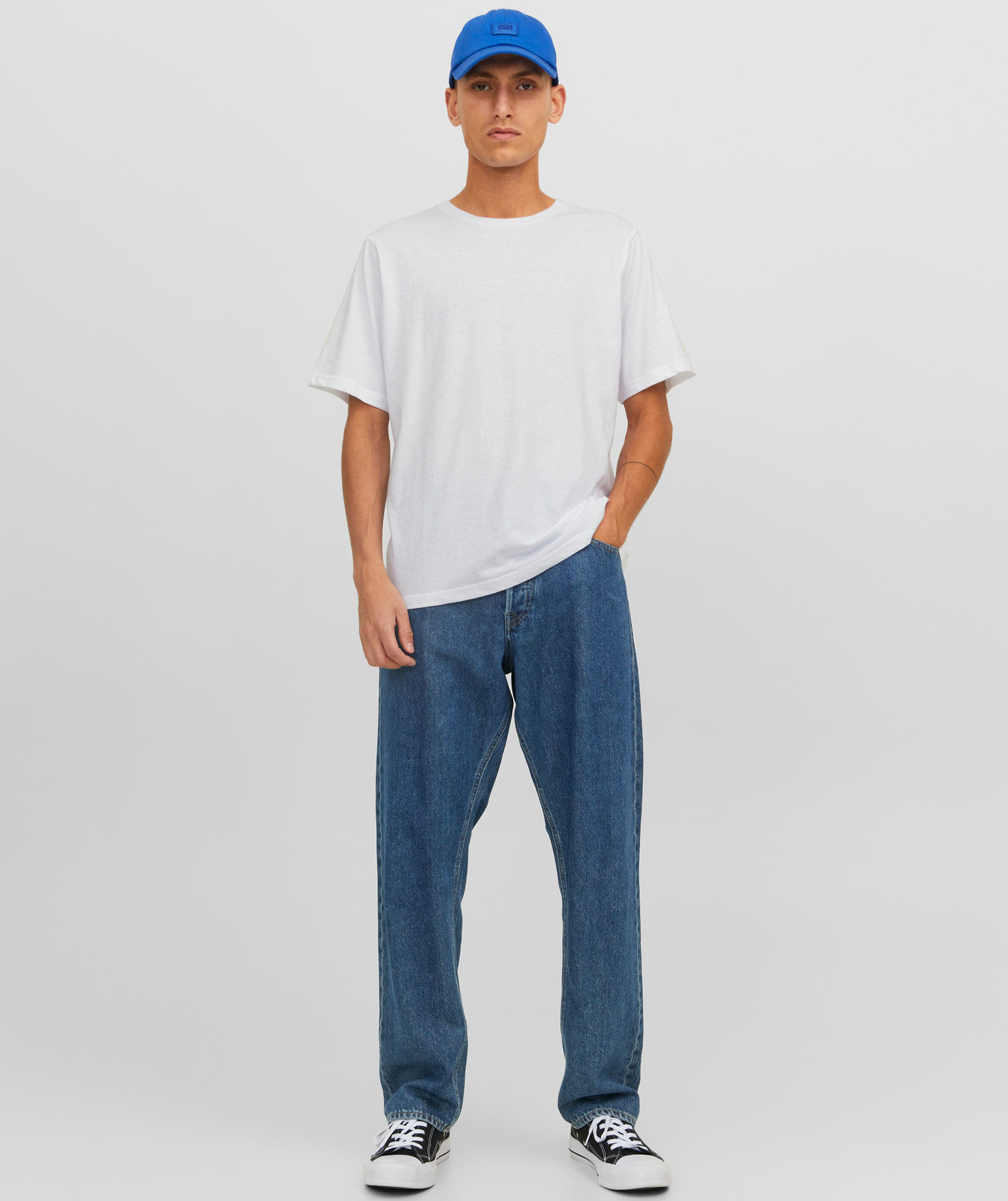 Jack & Jones JACUNDER 3-pak kort&aelig;rmet undertr&oslash;je, White , large image number 6