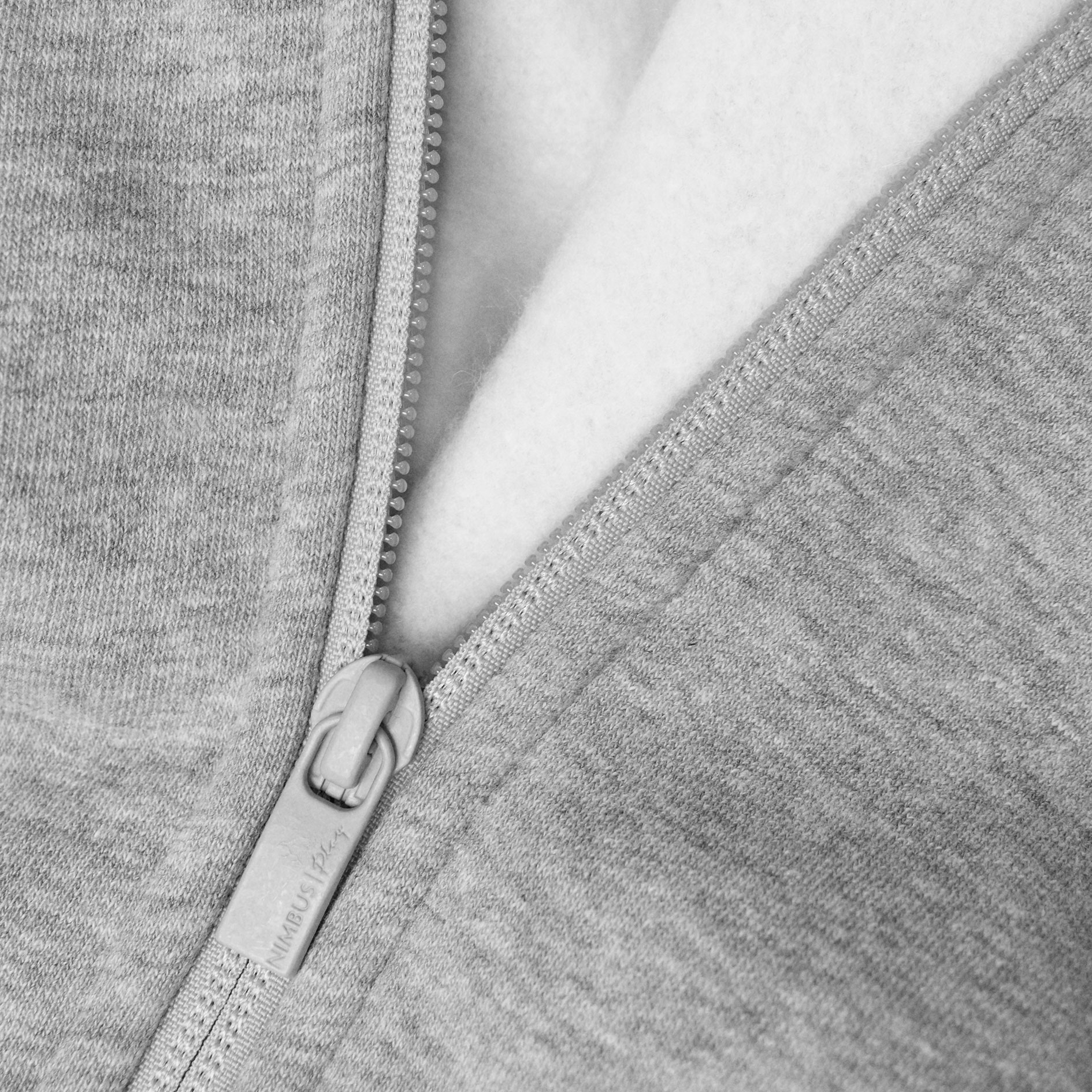 Nimbus Play Lenox women's hoodie with full zipper, Grey melange, large image number 4