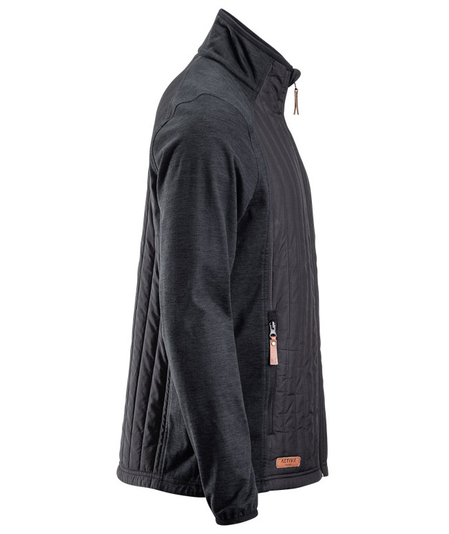 Kramp Active hybridjakke, Koksgr&aring;, large image number 2