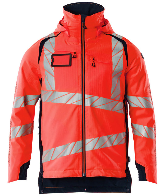 Mascot Accelerate Safe vinterjakke, Hi-Vis R&oslash;d/M&oslash;rk Marine, Hi-Vis R&oslash;d/M&oslash;rk Marine, swatch