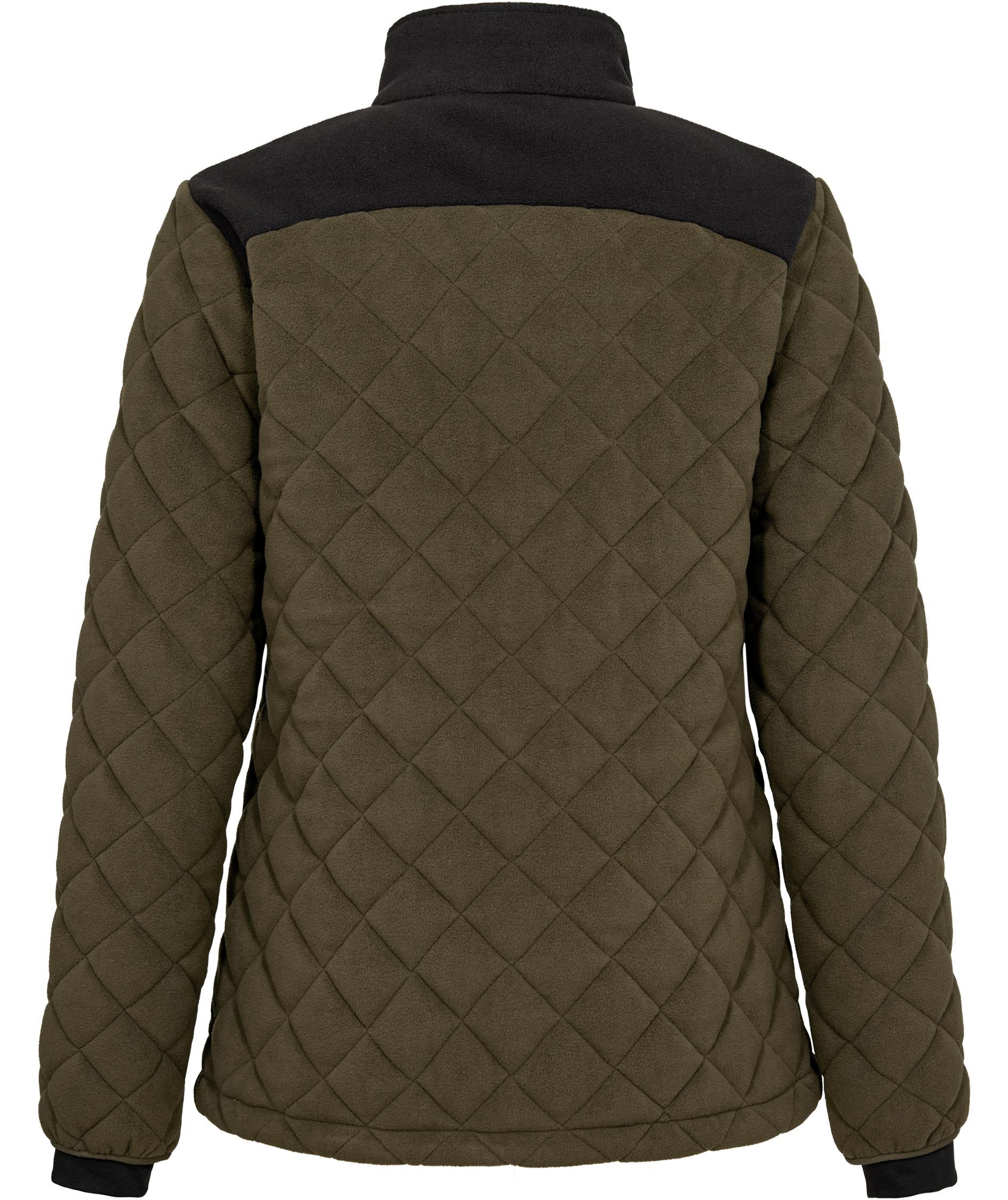 Engel Entire vadderad fleecejacka dam, Forest Green/Black, large image number 3