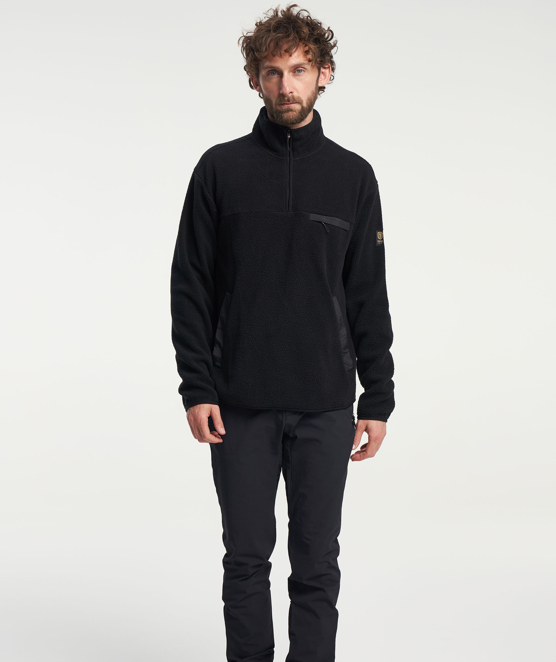 Tenson Yoke Halfzip p&auml;lsfibertr&ouml;ja, Black