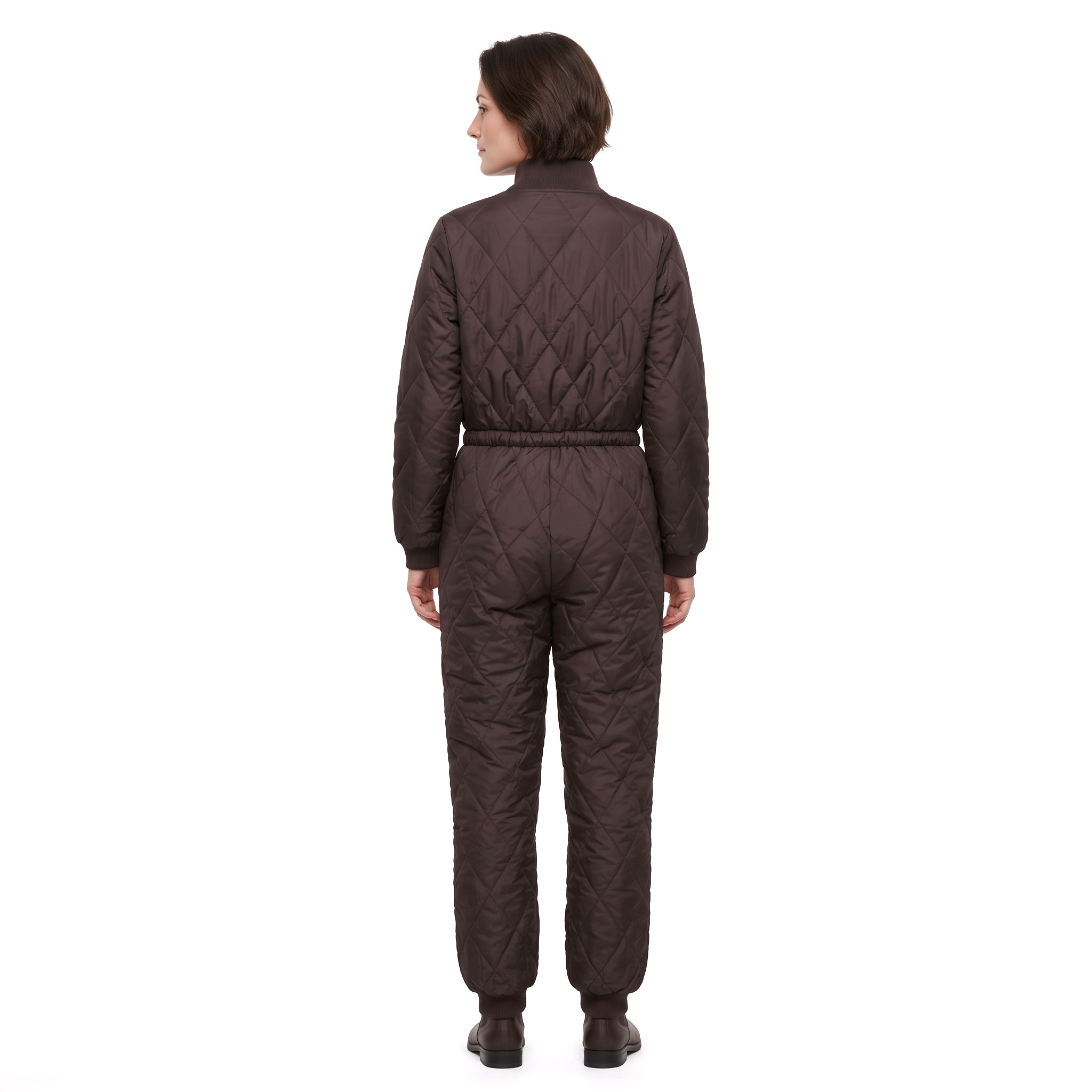 Westborn Basic termooverall dam, Chocolate Brown, large image number 3