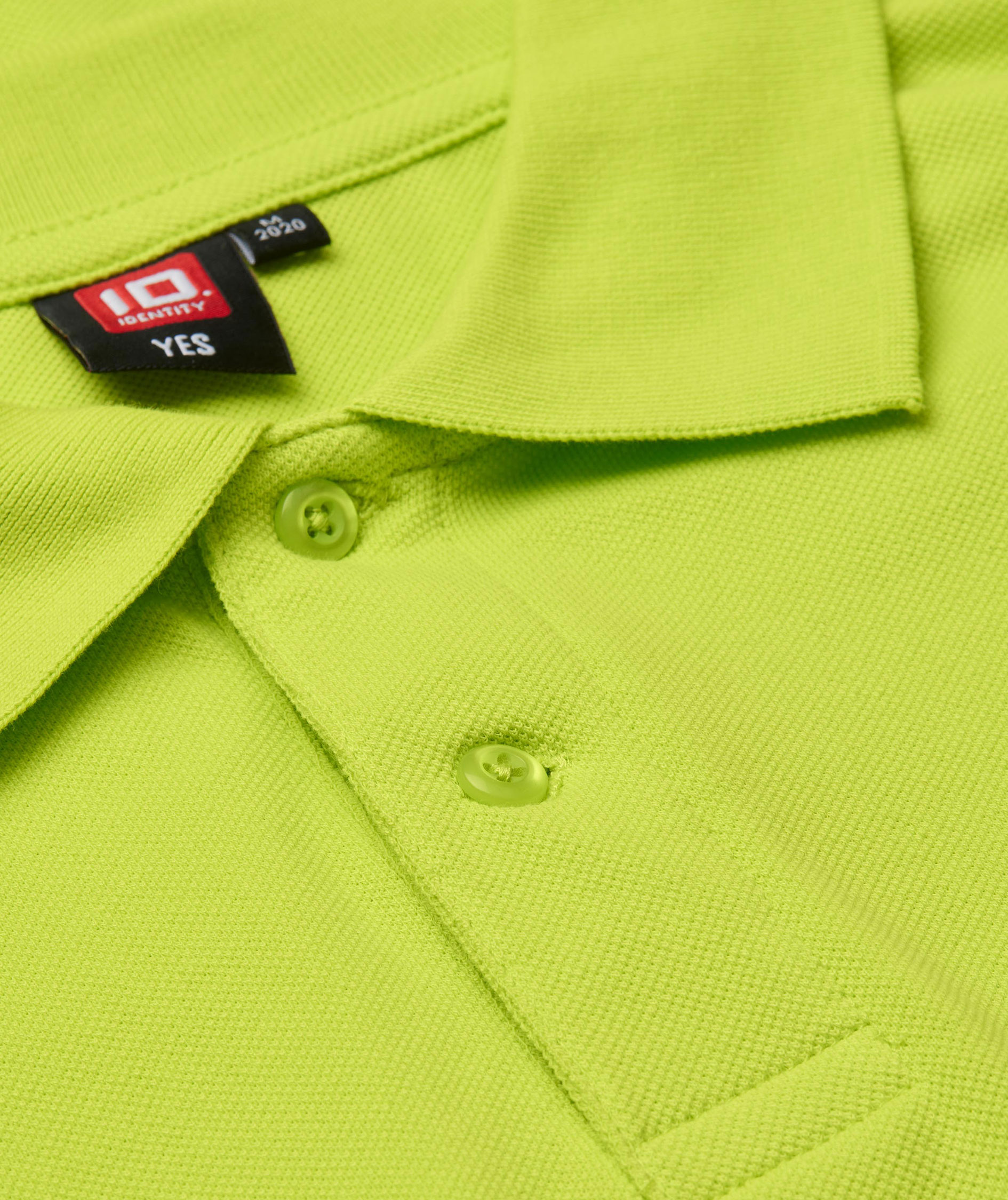 ID Yes Poloshirt, Lime Gr&uuml;n, large image number 3