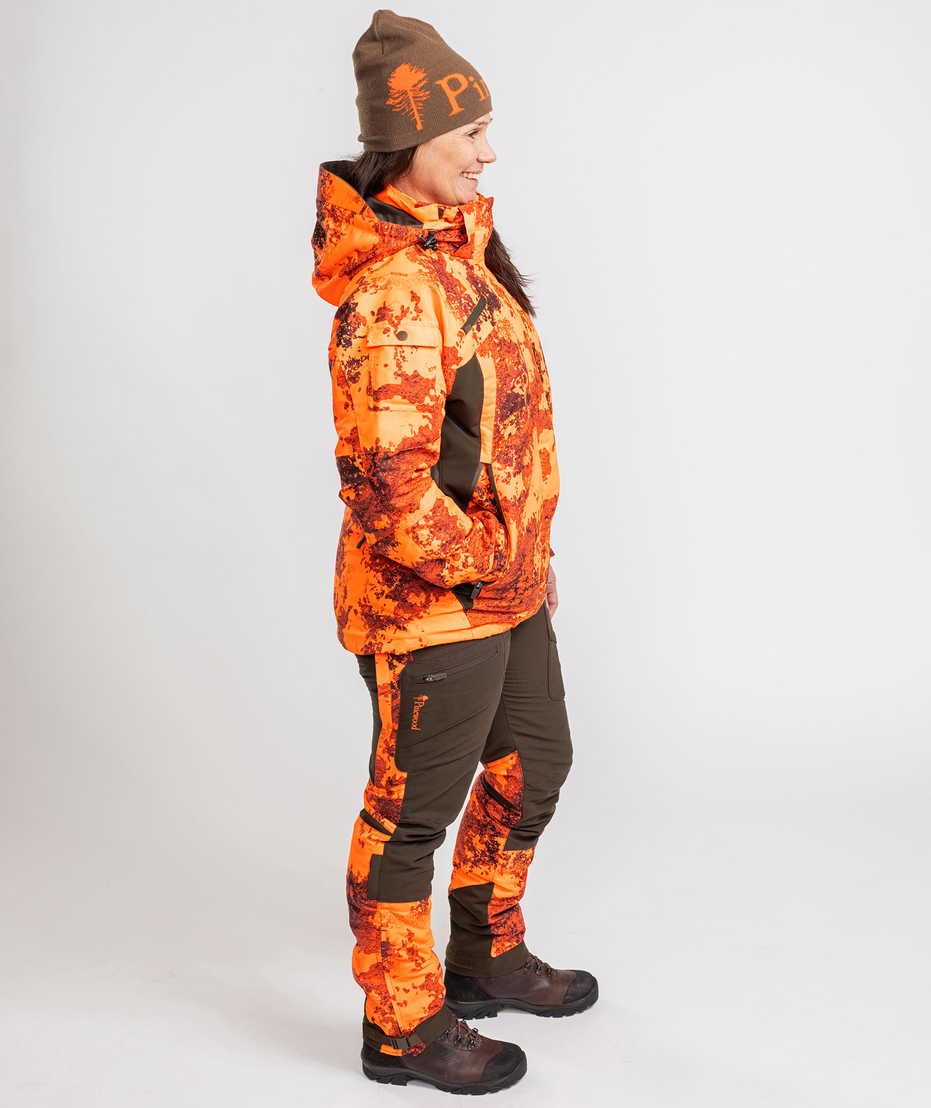 Pinewood&nbsp;Hunter Pro Xtreme 2.0 Camou damejakke, Strata Blaze, large image number 5