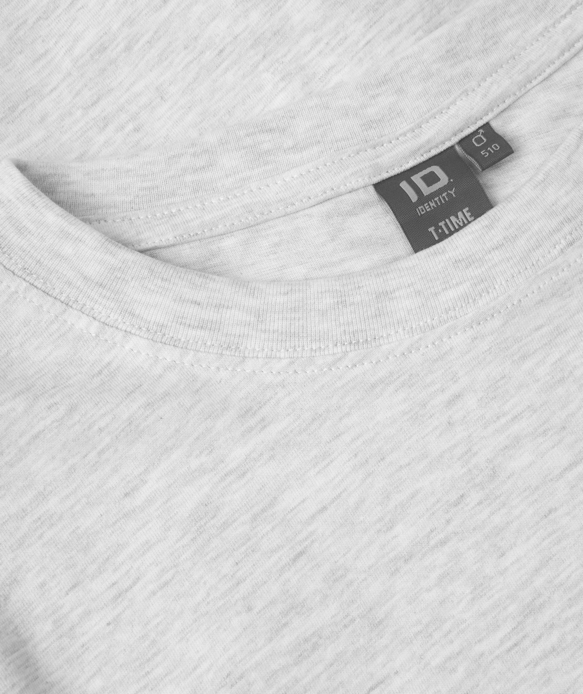 ID T-Time T-shirt, Snow Melange, large image number 3